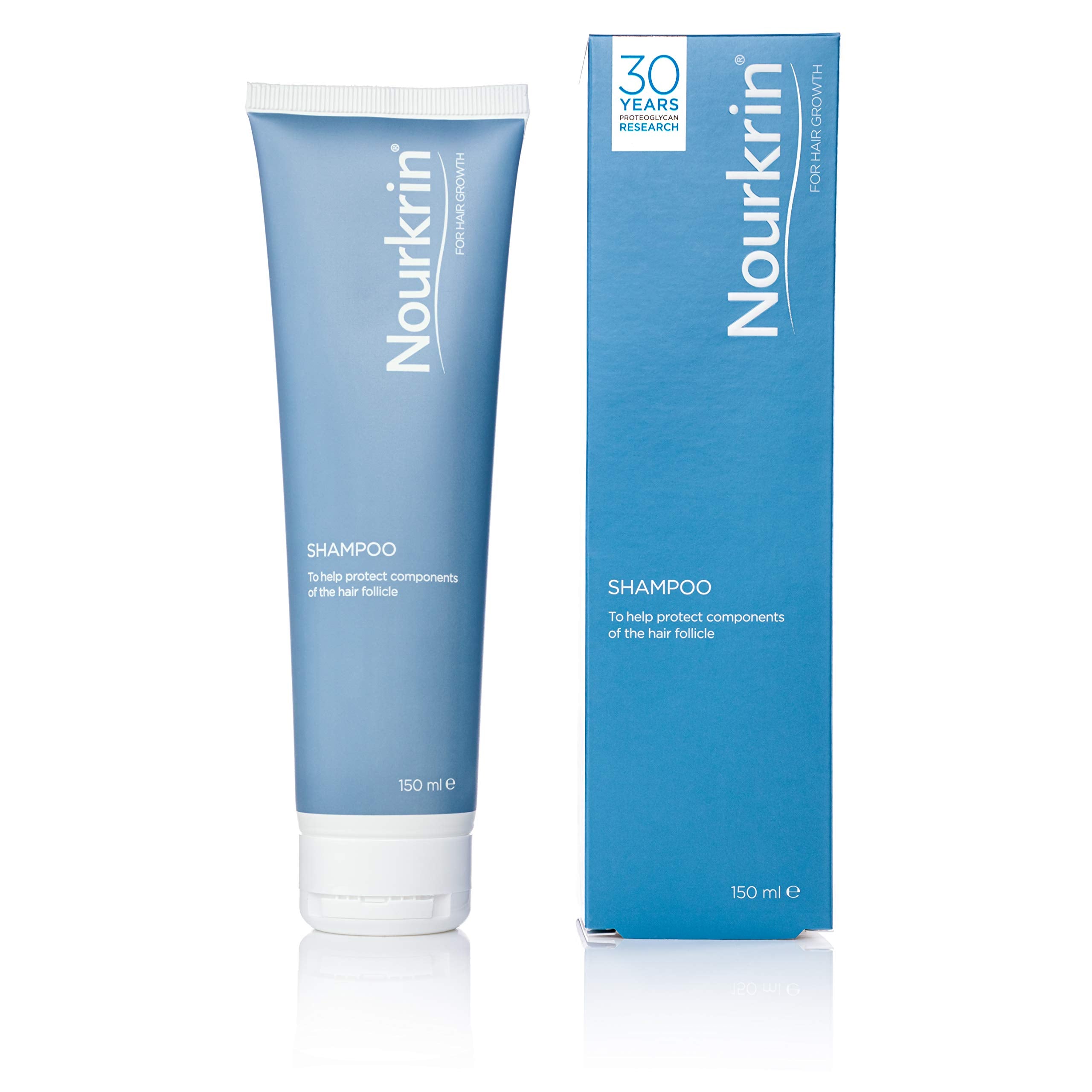 Nourkrin Shampoo for Hair Growth - 150ml | pH Regulated | Menthol Scent 1