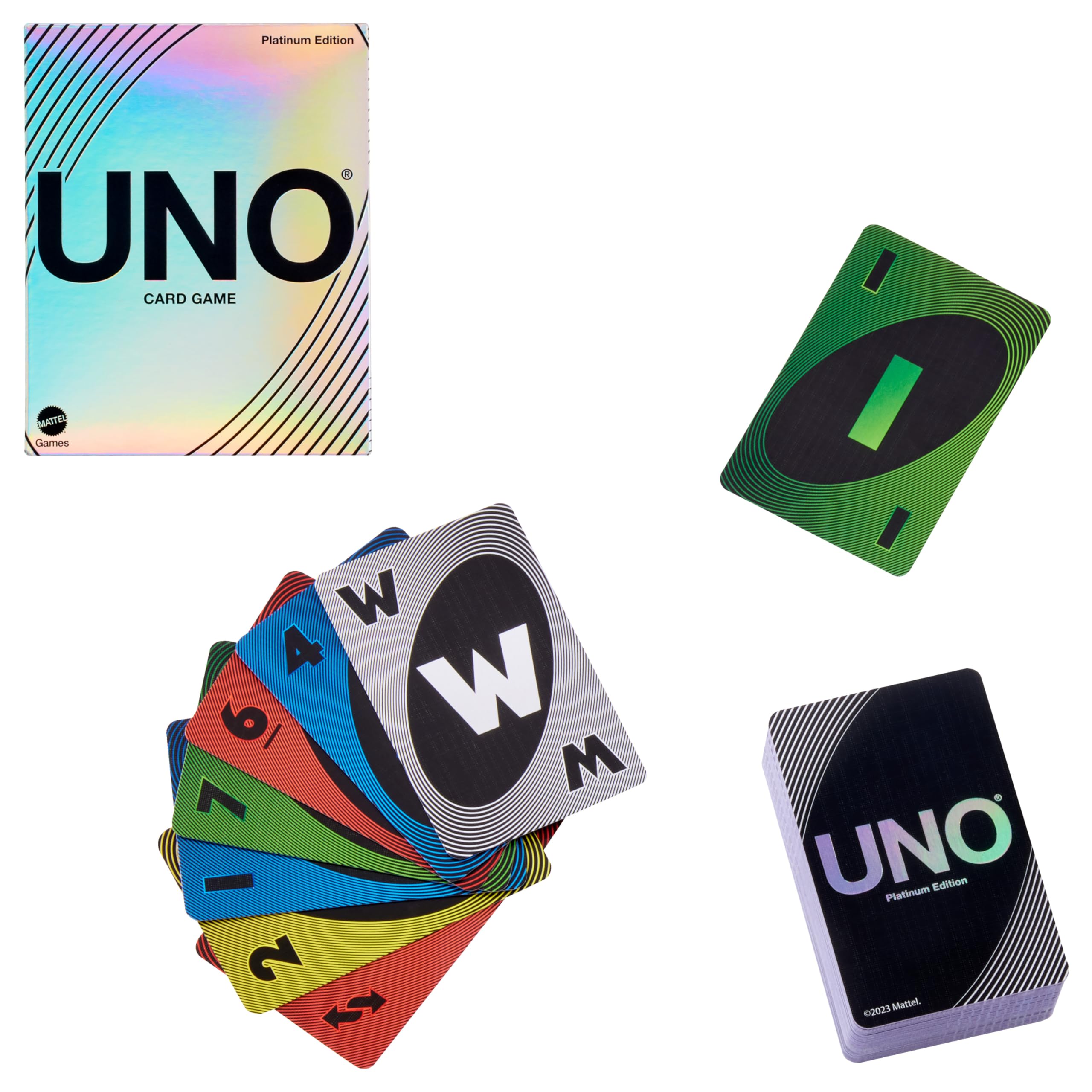 Mattel Games UNO Platinum Edition Card Game 2
