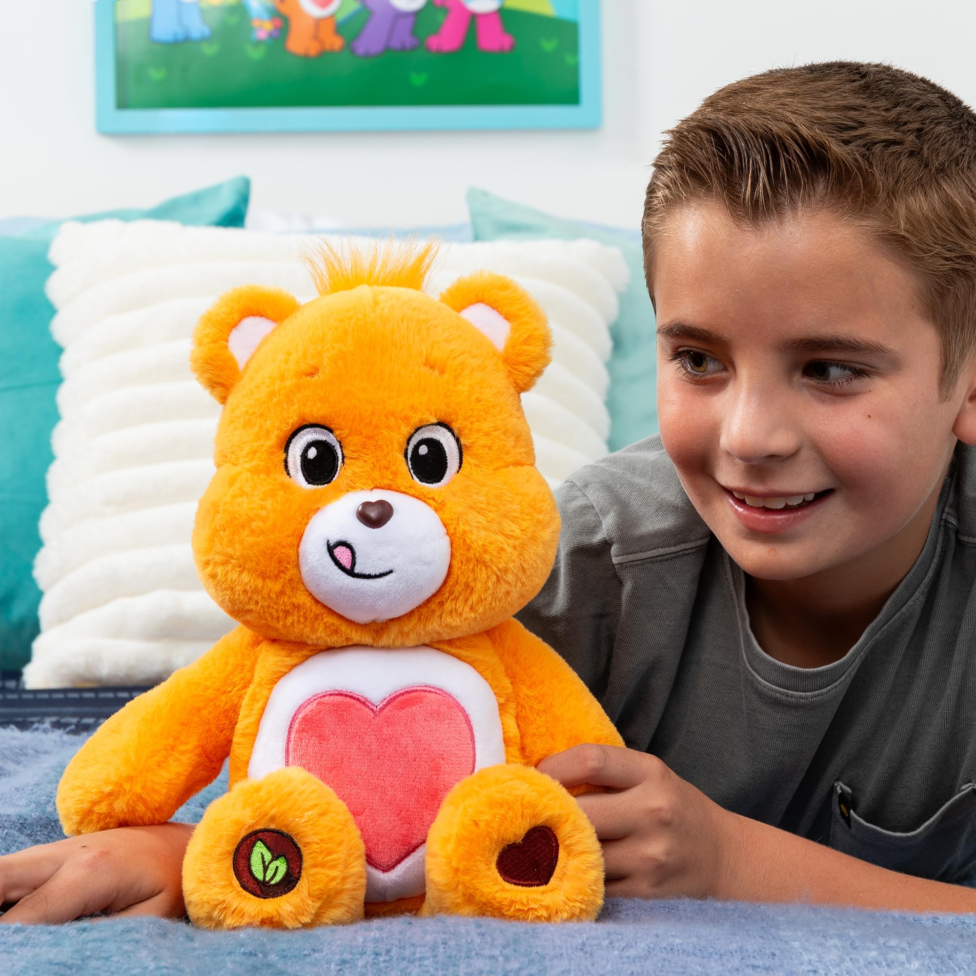 Care Bears 14-Inch Tenderheart Bear Plush - Soft Cuddly Toy for Kids 4+ 5