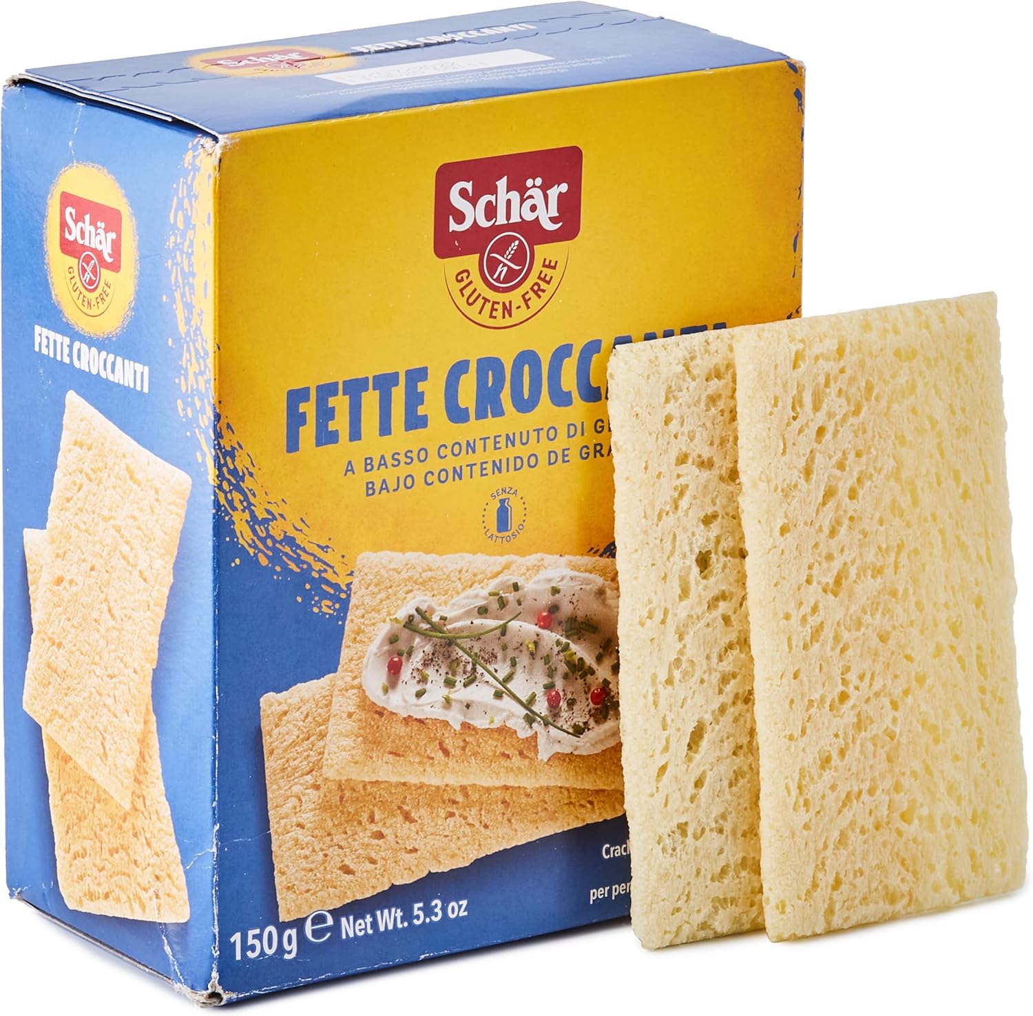Schär Gluten Free Crispbread, Rice and Maize, 150g 1
