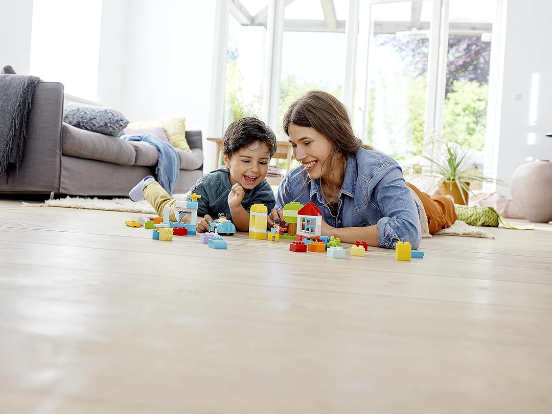LEGO DUPLO Classic Brick Box 10913 - Educational Building Set for Toddlers 18 Months+