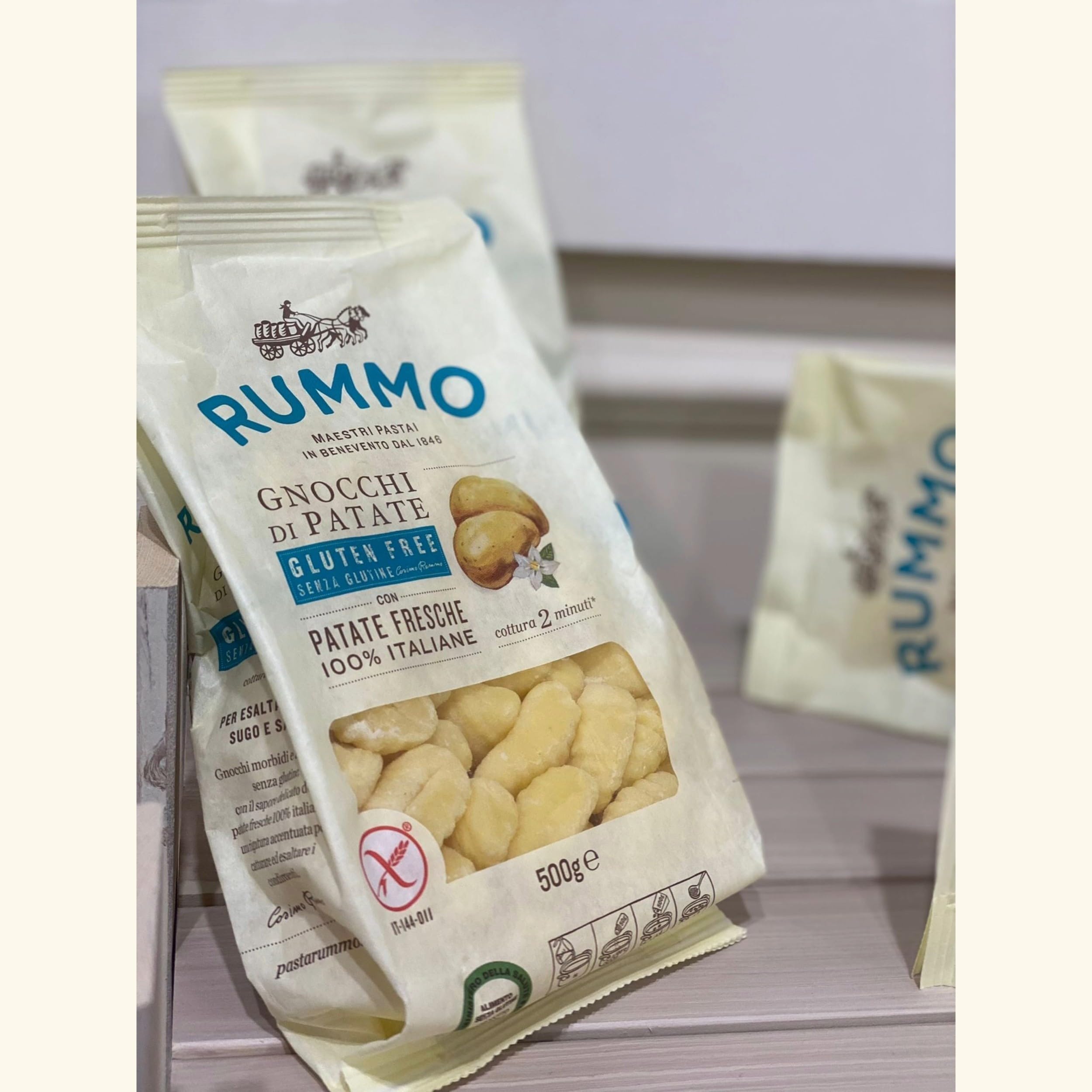 Rummo Gnocchi, Gluten Free Pasta No.117 - Authentic Italian Potato Pillows 2