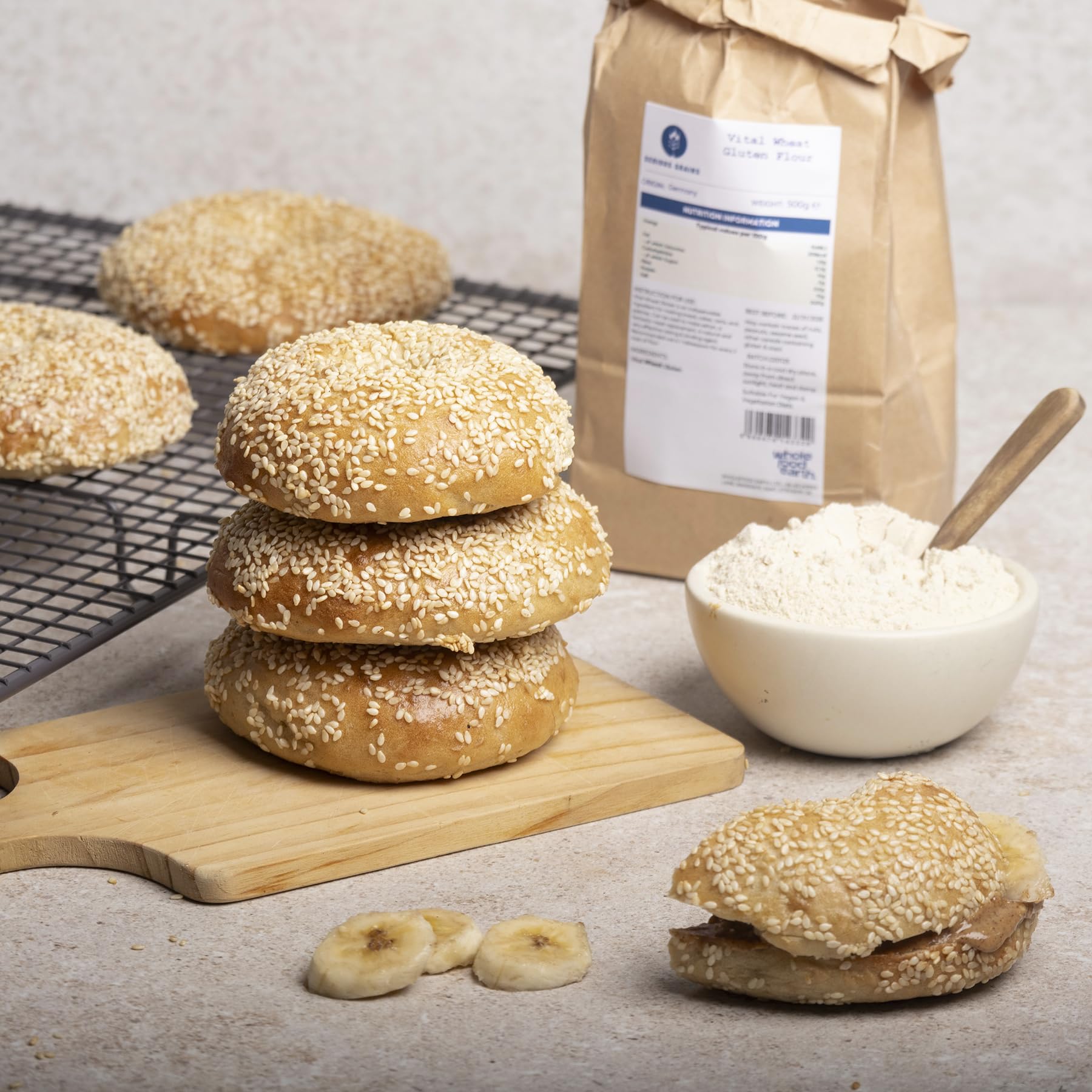 Wholefood Earth Vital Wheat Gluten Flour - 1kg 3