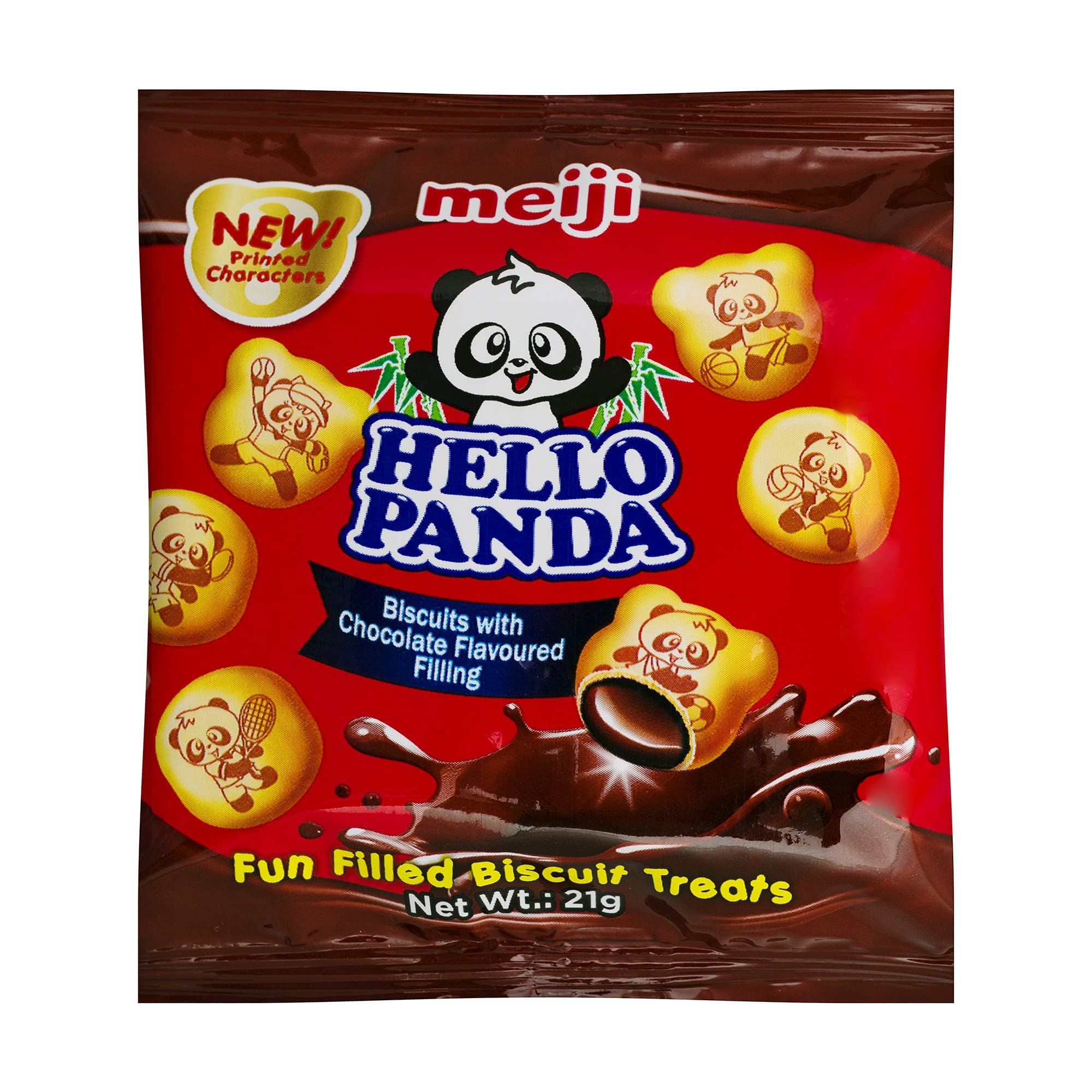 Meiji Hello Panda Chocolate Filled Biscuits, 630g (Pack of 30) 5