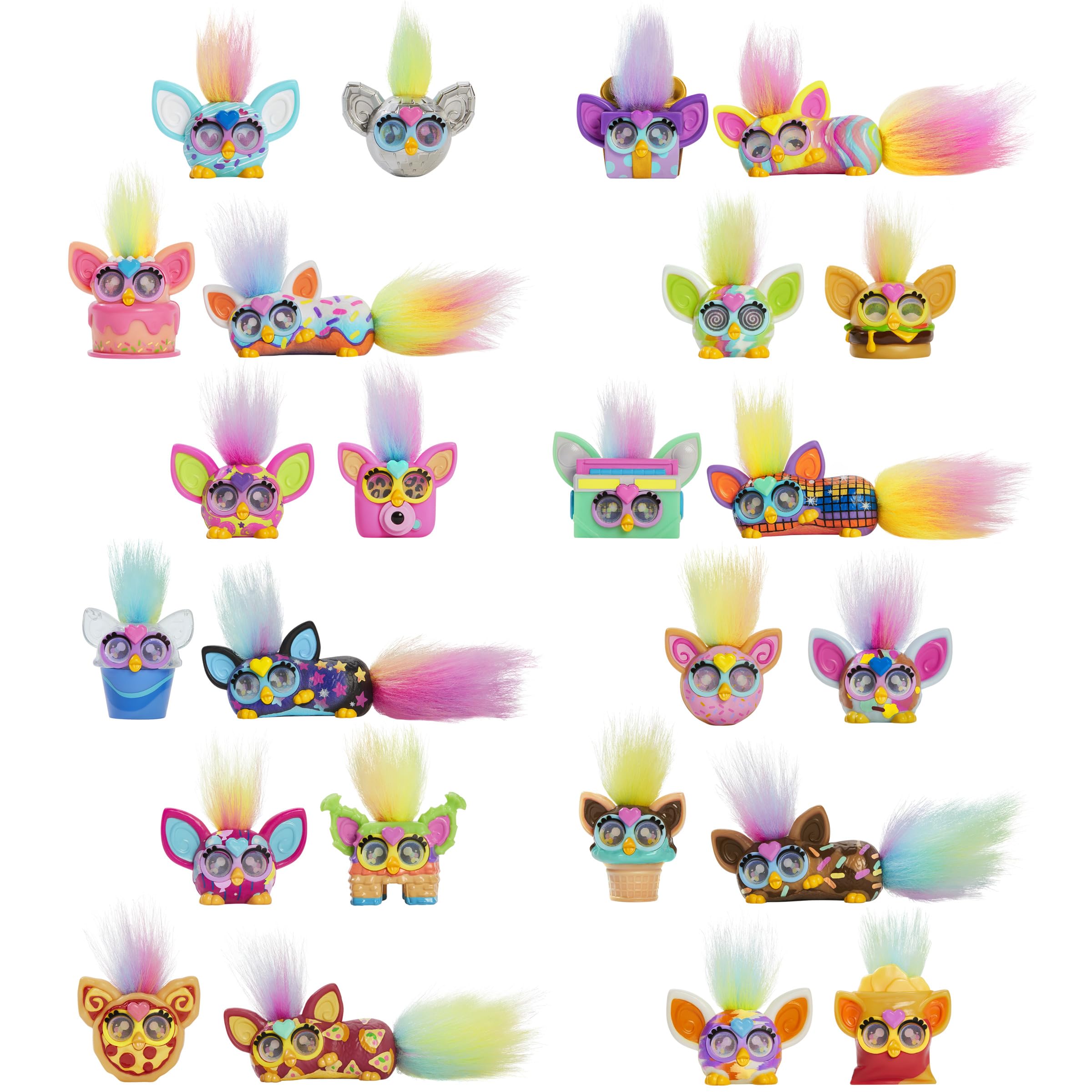 Furby Collectible Miniatures - 2 Pack Surprise Figures, 2.5-cm, Ages 5+ 8