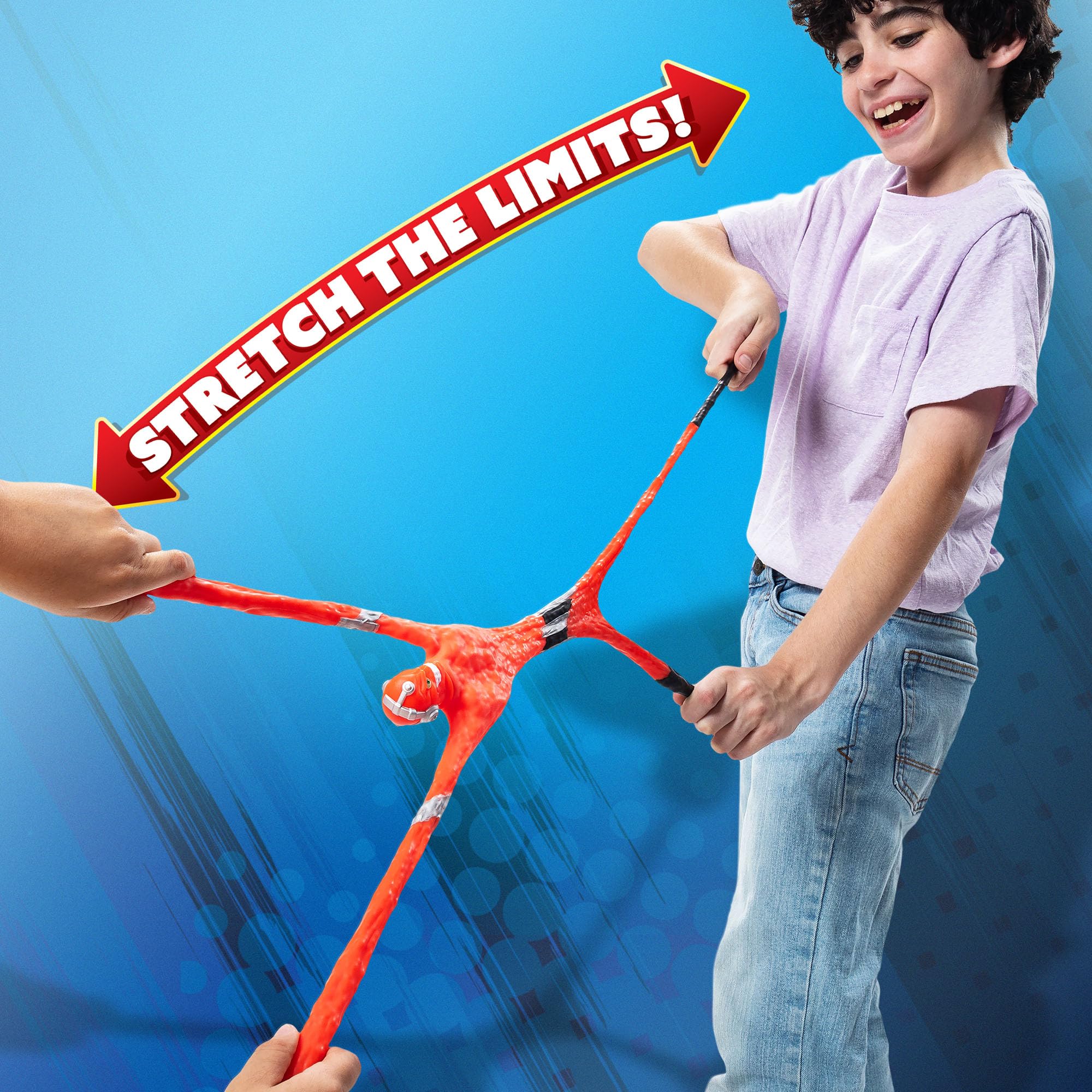 Stretch Armstrong Vac-Man Core Figure - Vacuum-Powered Stretch Action Figure 18