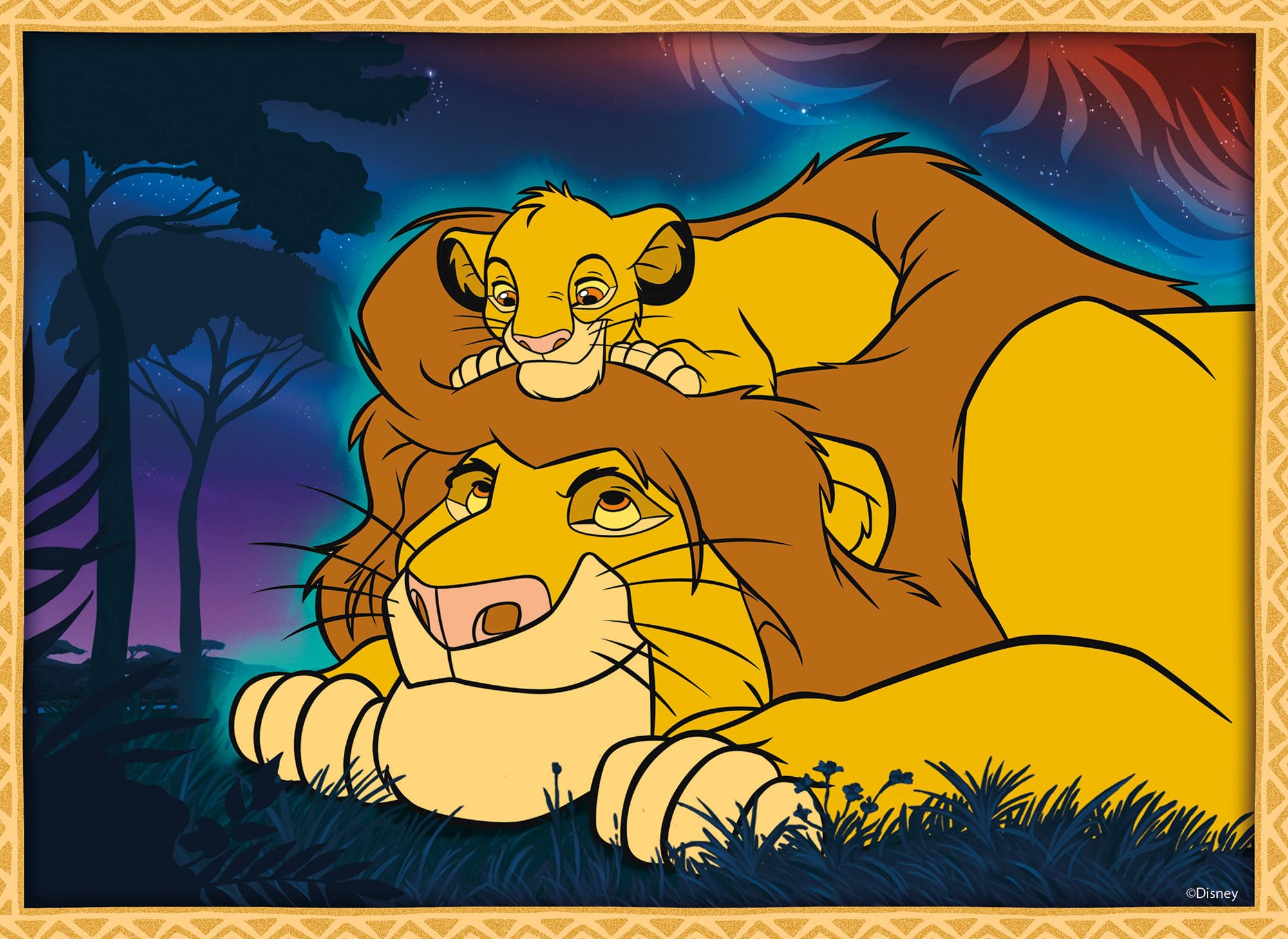 Lisciani Disney Lion King Maxifloor Puzzle - 4 x 48 Pieces for Kids 4 Years and Up 8