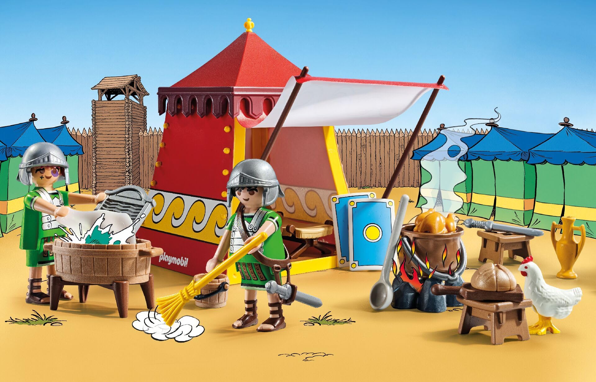 Playmobil Asterix Legionary Tent Playset - Roman Adventure for Kids 4-10 Years 3