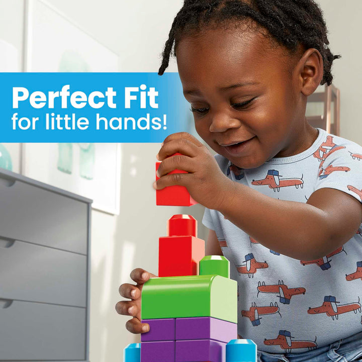Mega Bloks First Builders Big Building Bag Playset - 60-Piece Building Set for Toddlers 1+