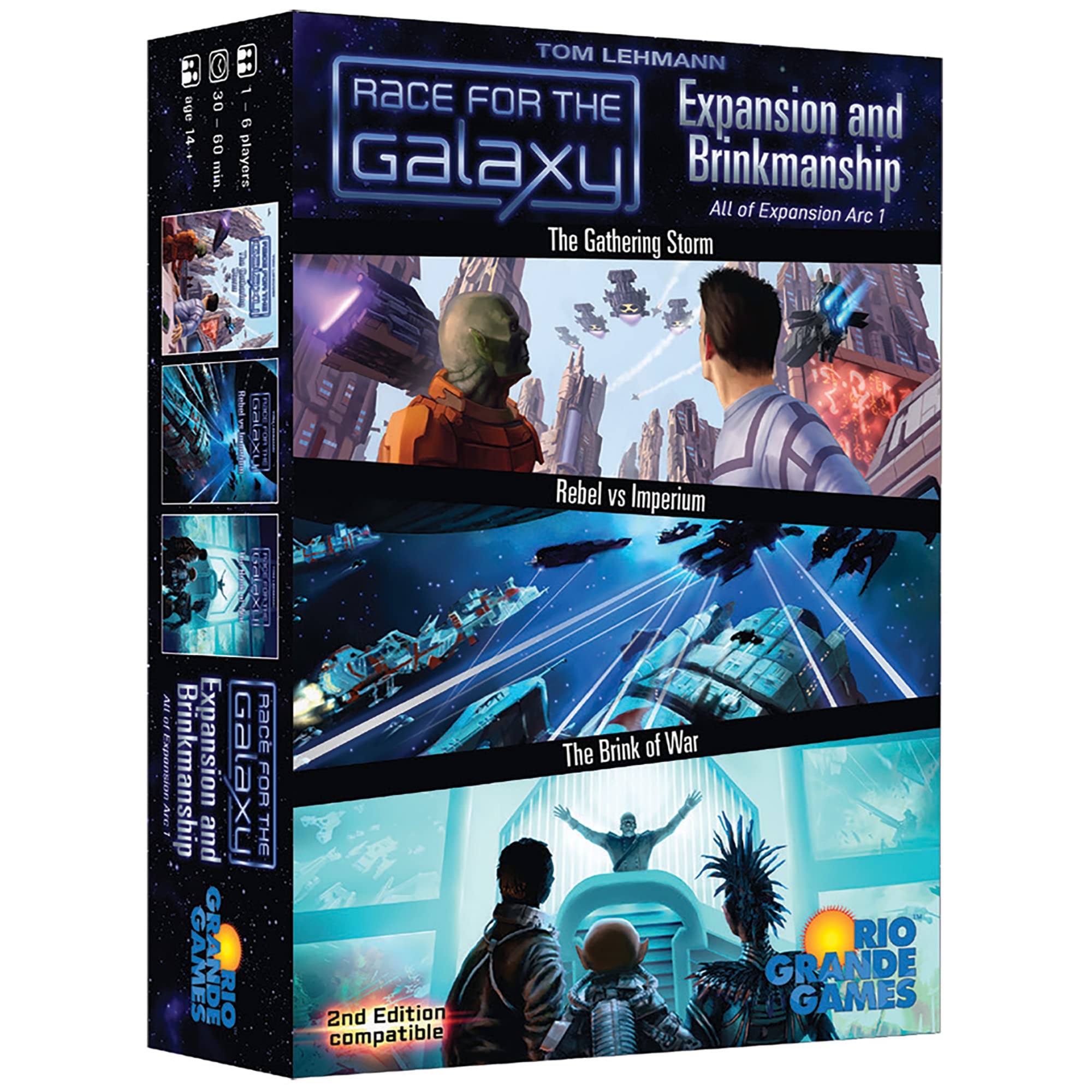 Rio Grande Games Race for the Galaxy Expansion and Brinkmanship The Combined 1st Arc 1