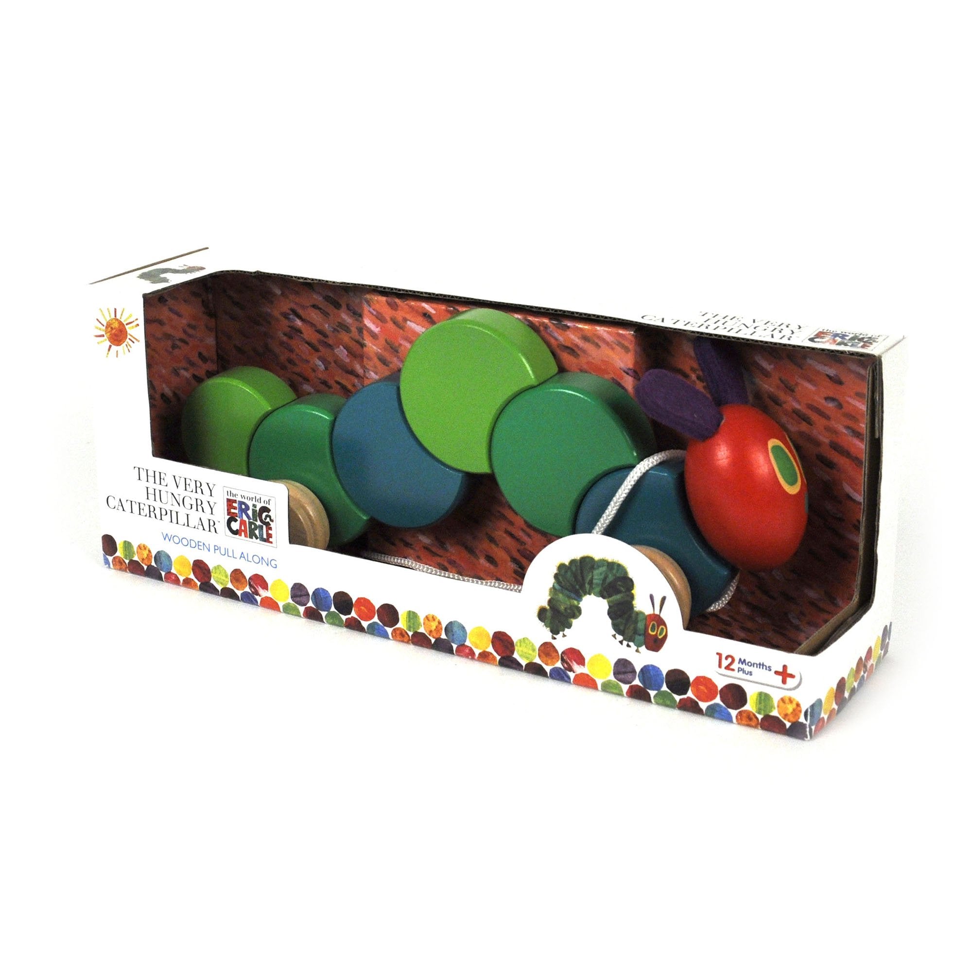 Very Hungry Caterpillar HC0930 Wooden Pull Along Toy - Encourages First Steps 7
