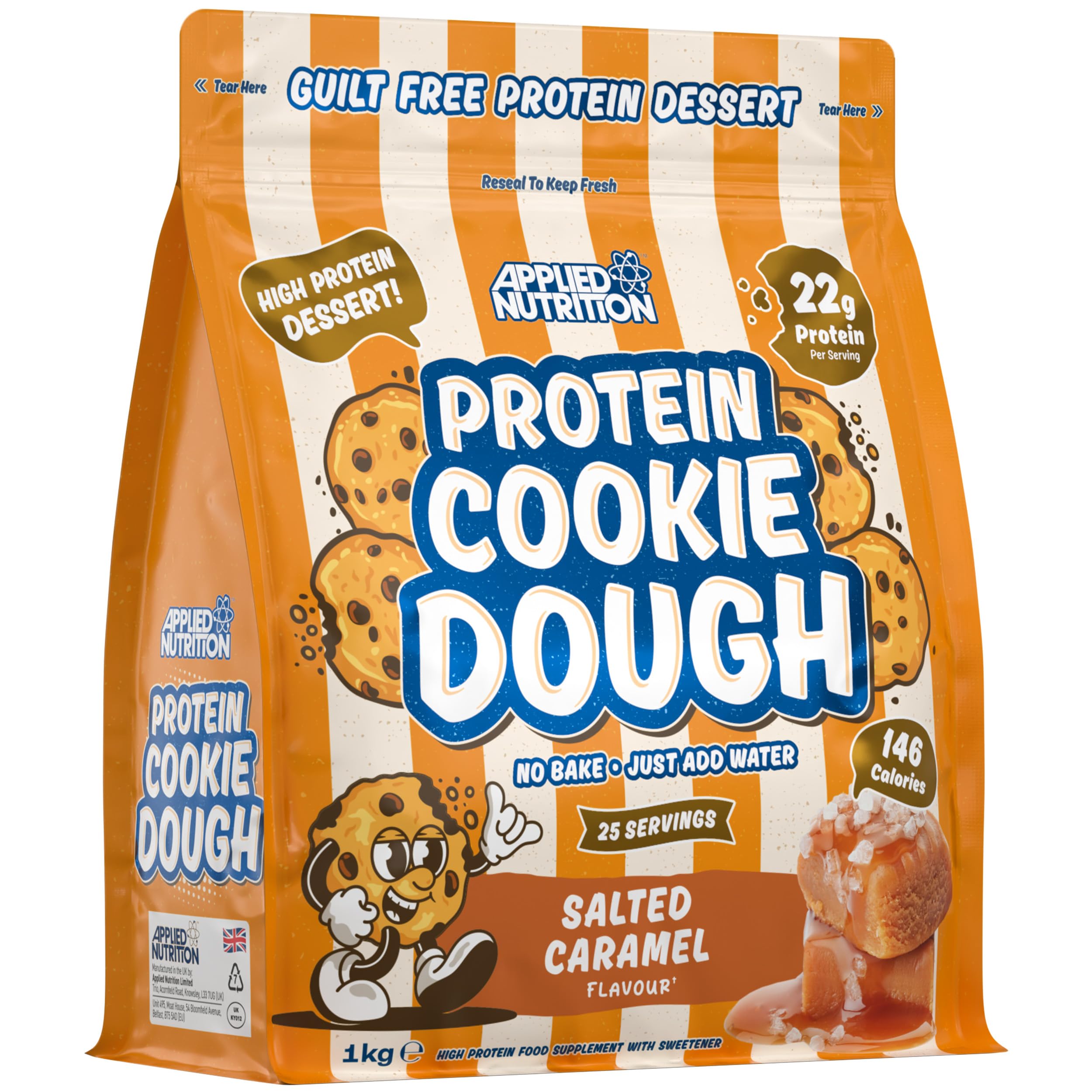 Applied Nutrition Protein Cookie Dough - High Protein Snack, Over 22g Protein | 1kg