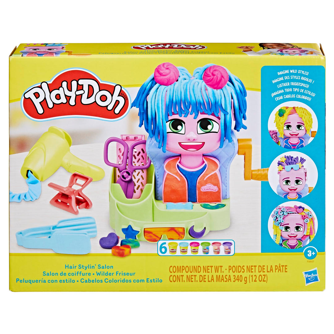Play-Doh Hair Stylin' Salon Playset - Creative Styling Fun for Ages 3+