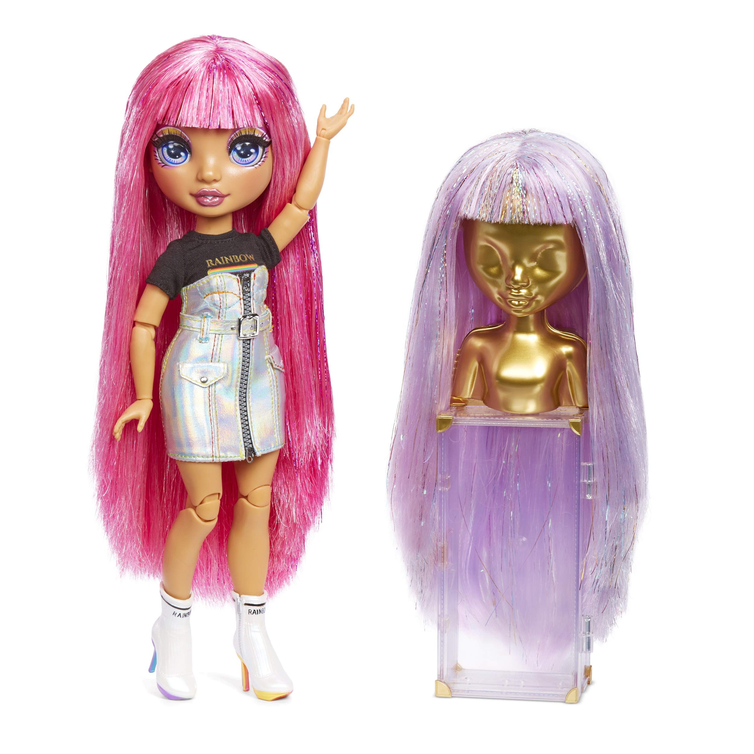 Rainbow High Fashion Studio - Exclusive Avery Styles Doll with 2 Wigs & 300+ Mix-and-Match Outfits, Age 4+ 3