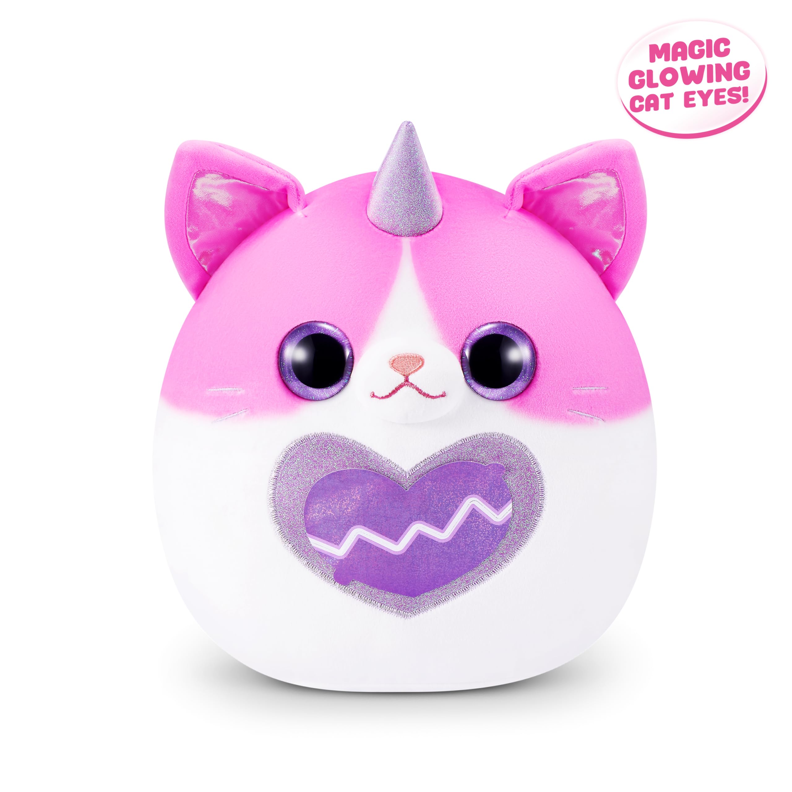 Rainbocorns Kitty Mania Pink-White Cat (PURRL) - Hug-to-Hatch Plush Toy with 40+ Surprises 13