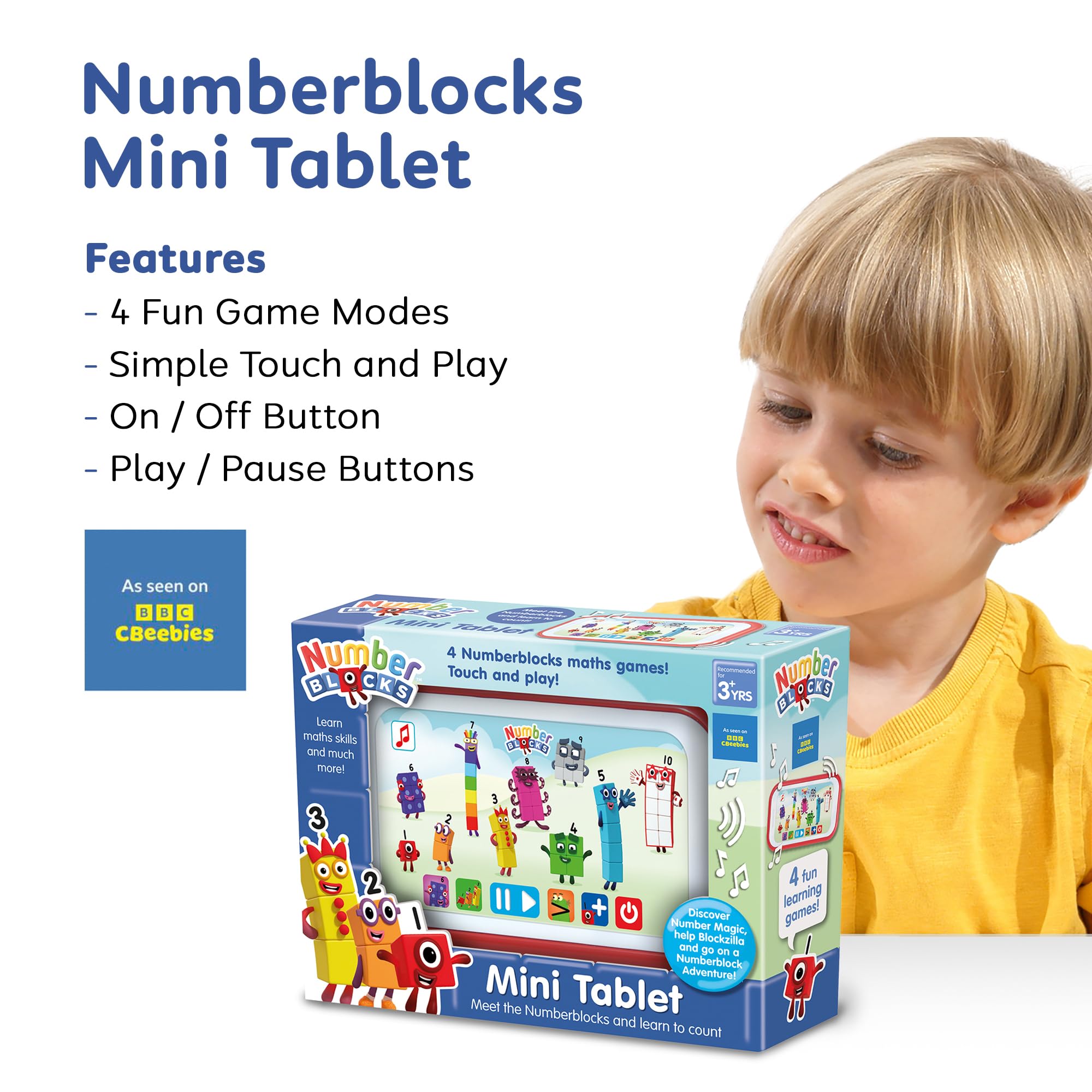 Numberblocks Mini Tablet Toy - Interactive Educational Playset for Toddlers 18 Months+ 4