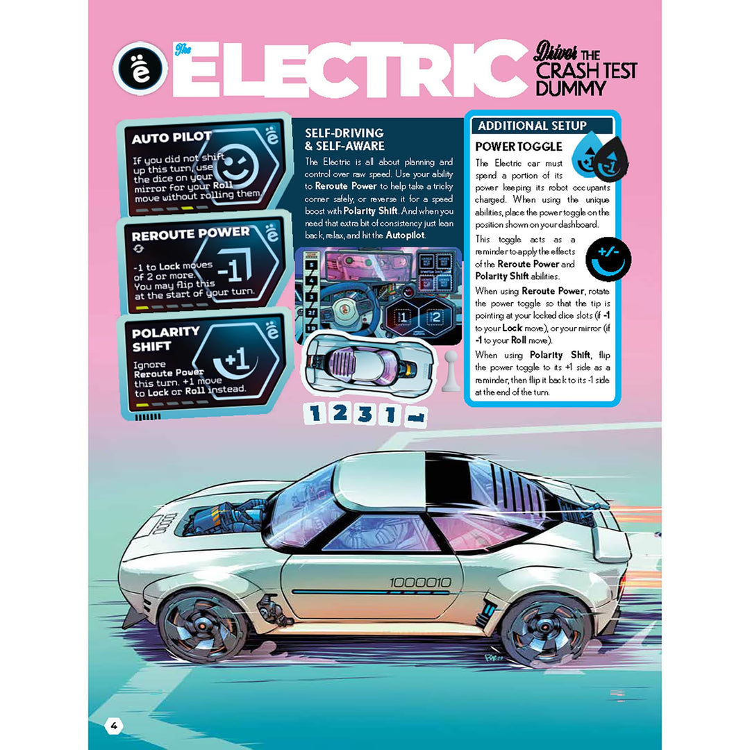 Rebellion Unplugged JOYRIDE DUEL: Next Gen Racing Board Game