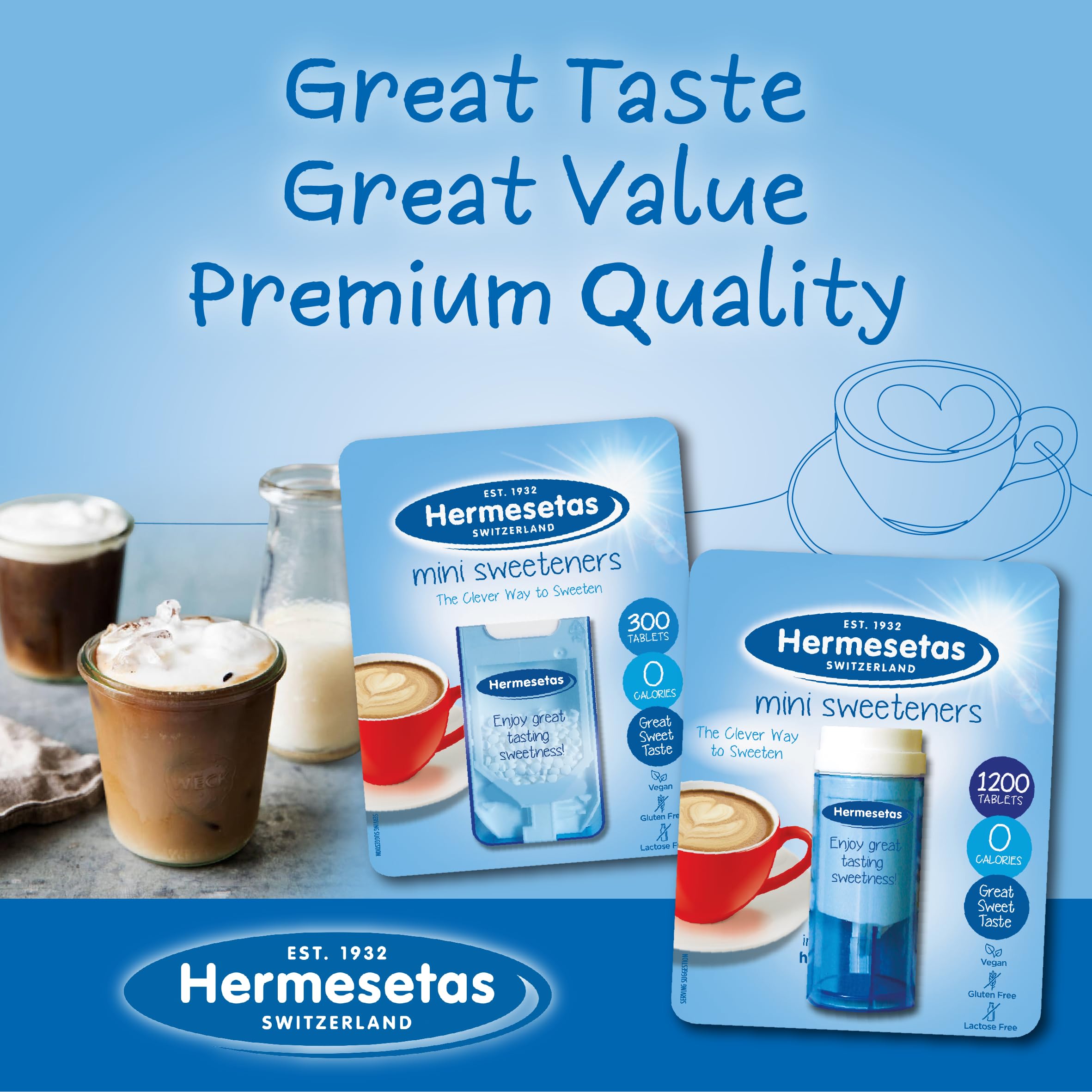 Hermesetas Liquid Sweetener - Calorie-Free, 10x Sweeter Than Sugar | 200 ml 5