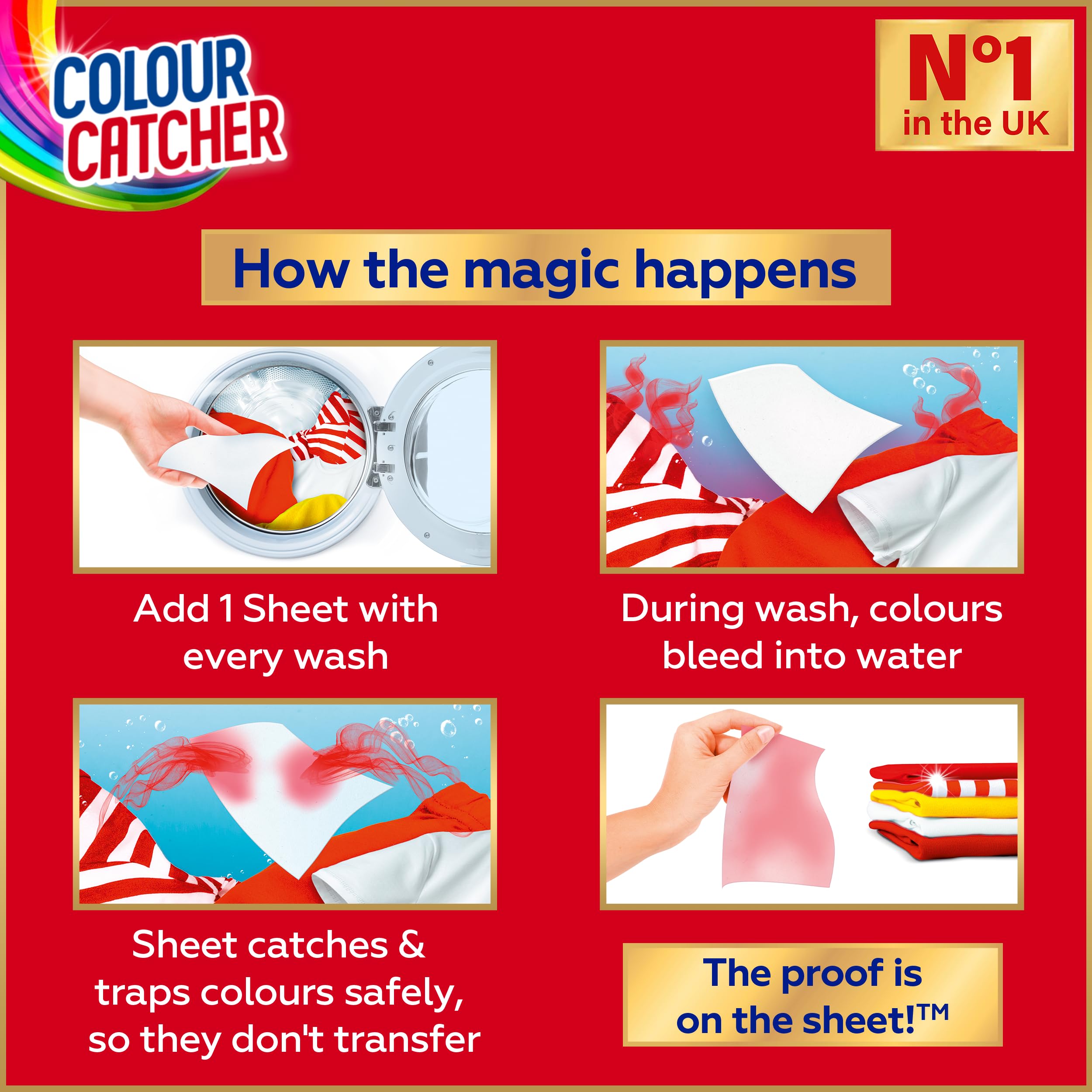 Colour Catcher - Colour Protection Sheets (10 Sheets) 11