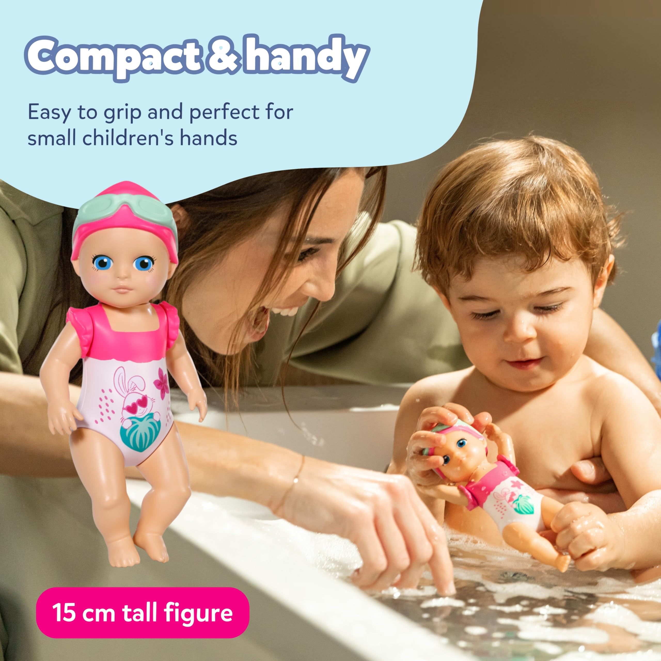 BABY born Splish Splash Emma - Interactive Bath Toy with Wind-Up Swimming Mechanism 2