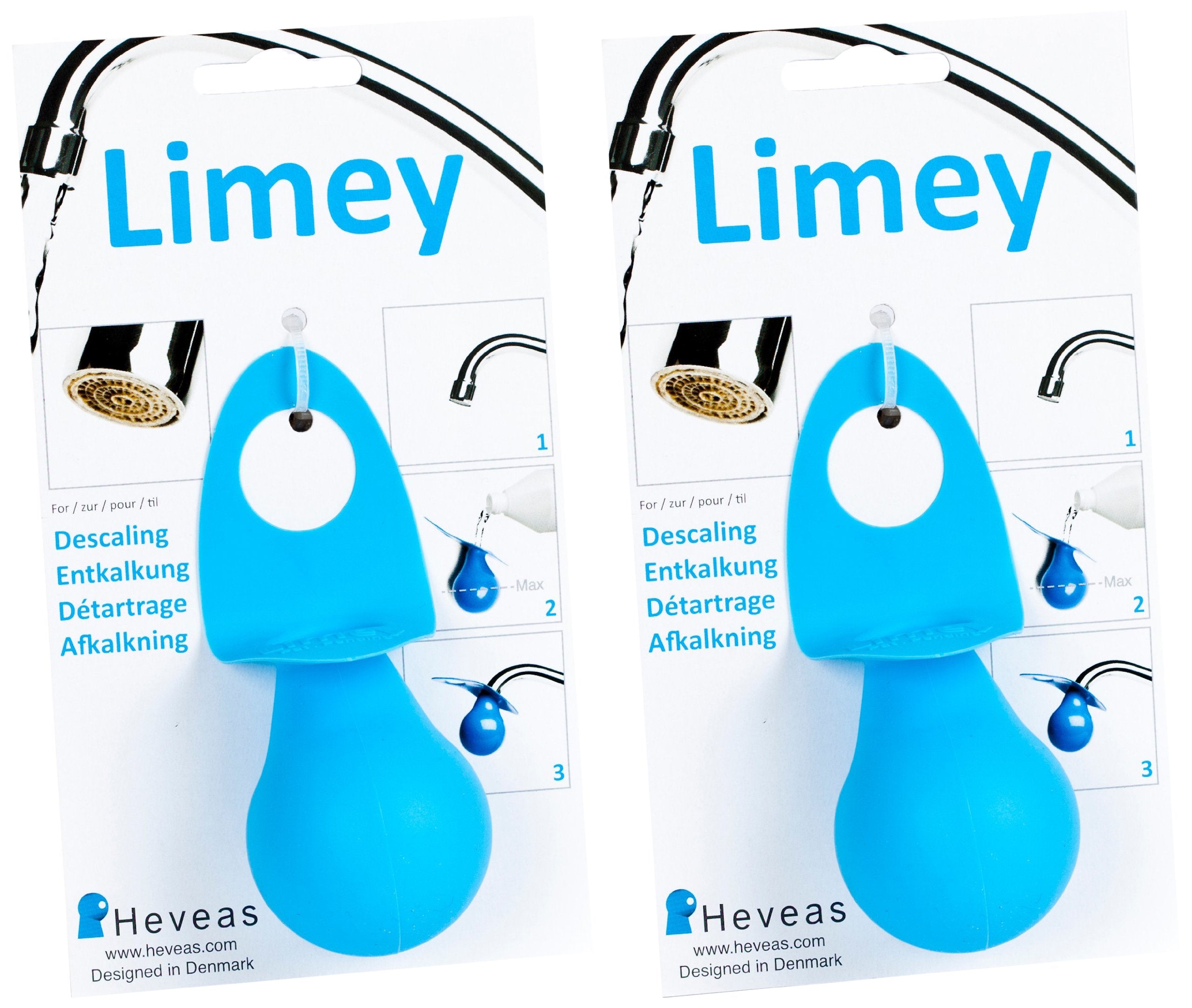 Limey - Tap Head Descaling Ball for Lime Scale Removal, Blue (2 Pack) 3