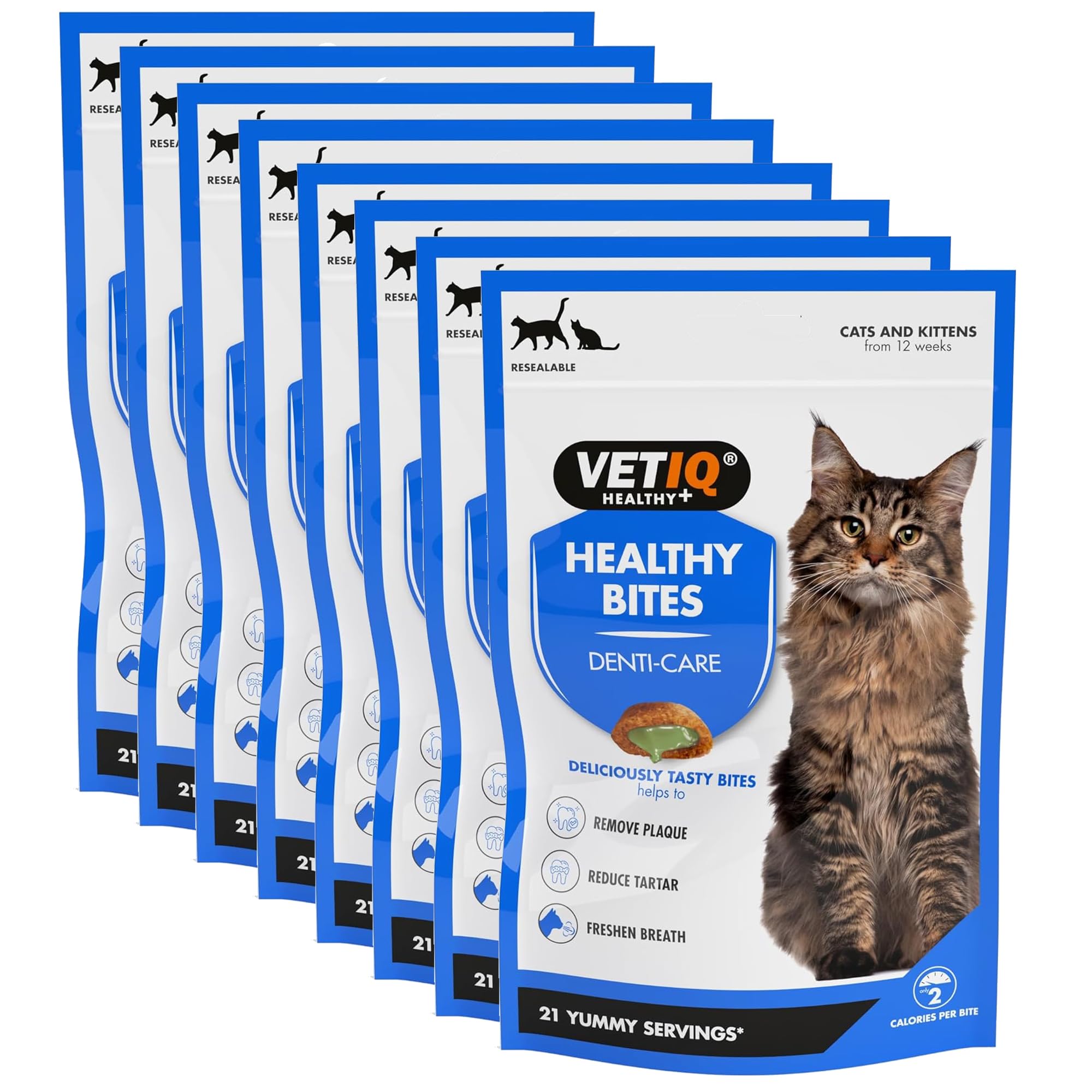 VETIQ Healthy Bites Denti-Care Treats - Promotes Dental Health & Fresh Breath | Duck Flavor | All Life Stages 1