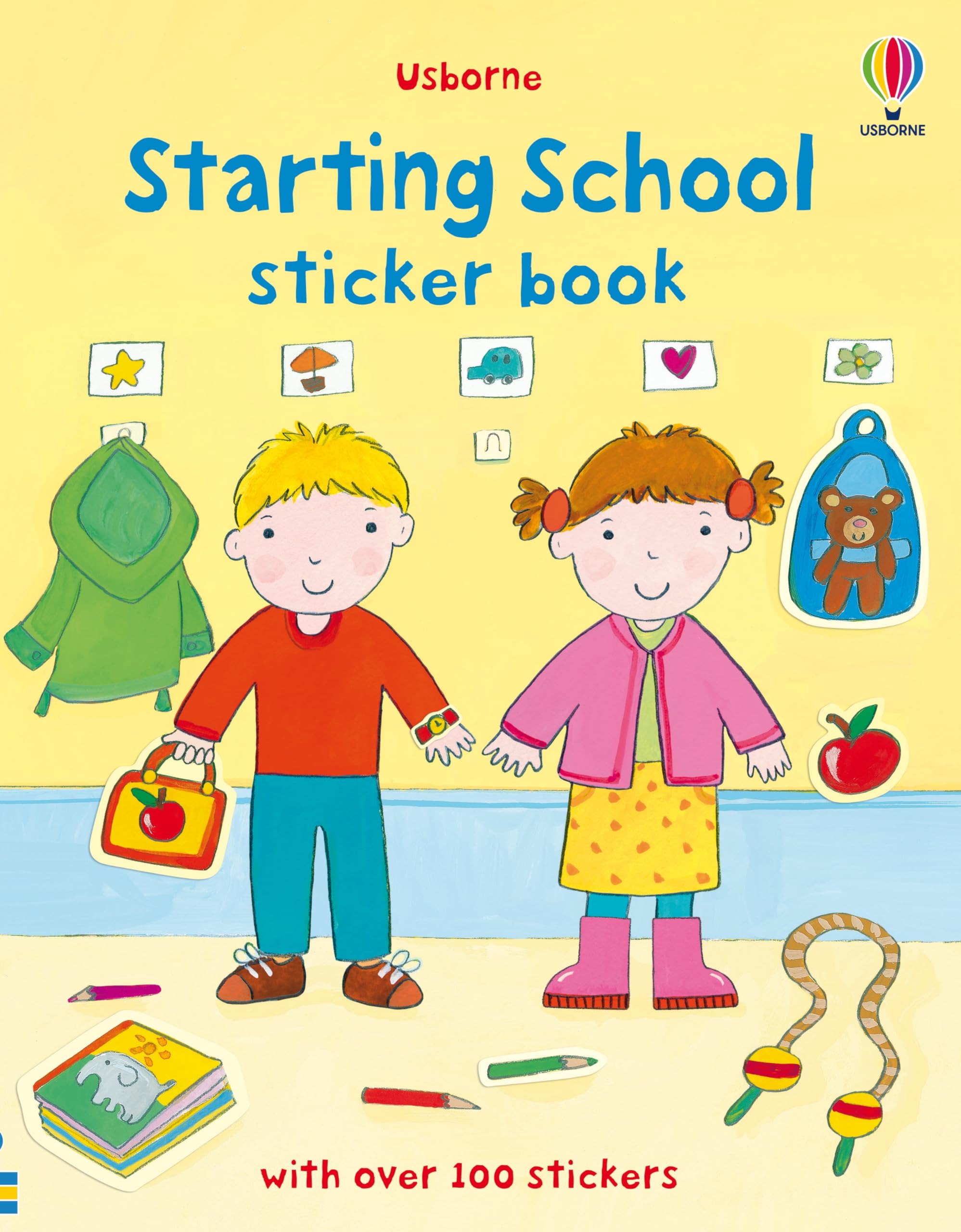 Usborne Starting School Sticker Book - Over 100 Stickers | Ages 4+ | Paperback 1