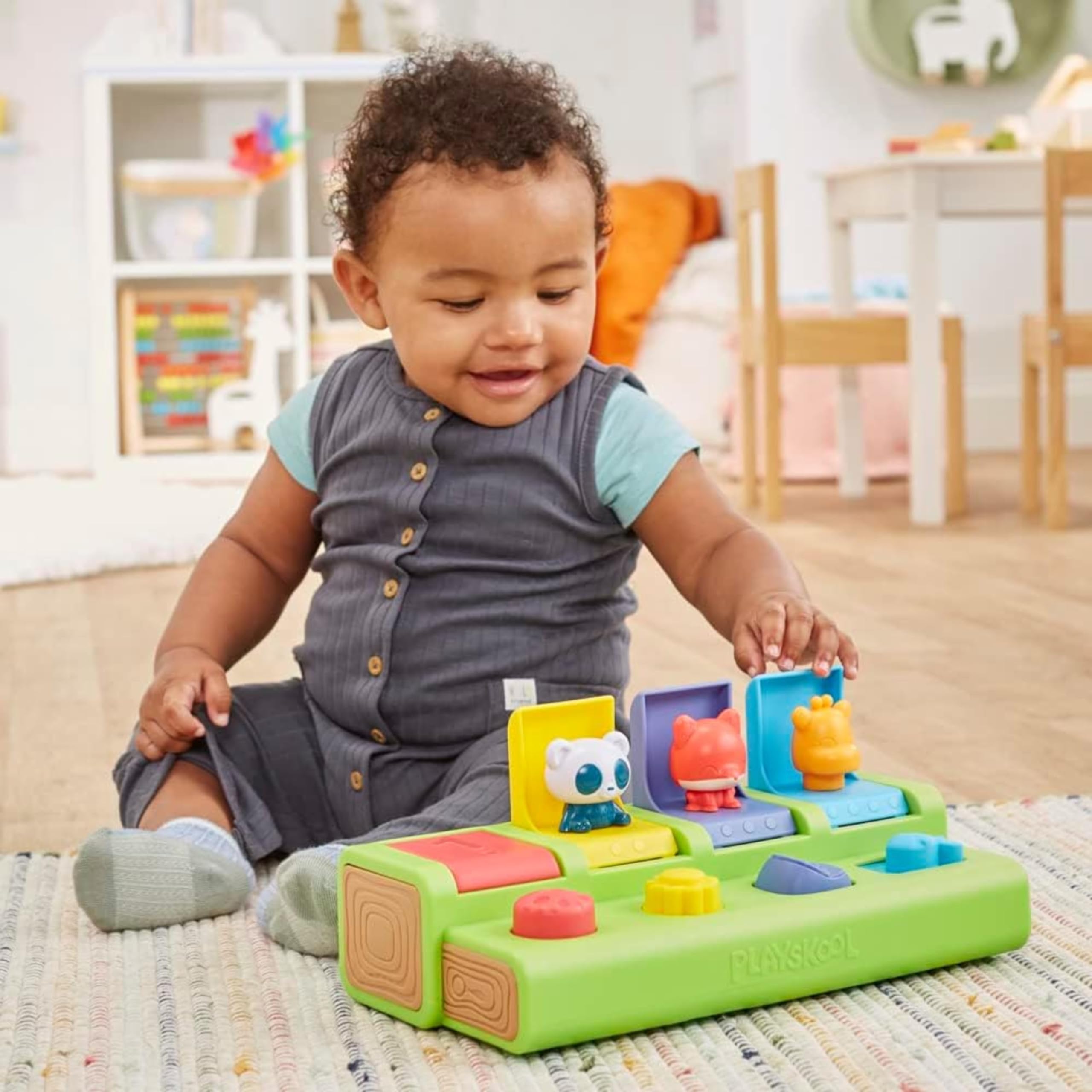 Playskool Busy Poppin’ Pals Pop-up Activity Toy for Babies and Toddlers Ages 9 Months+ 2