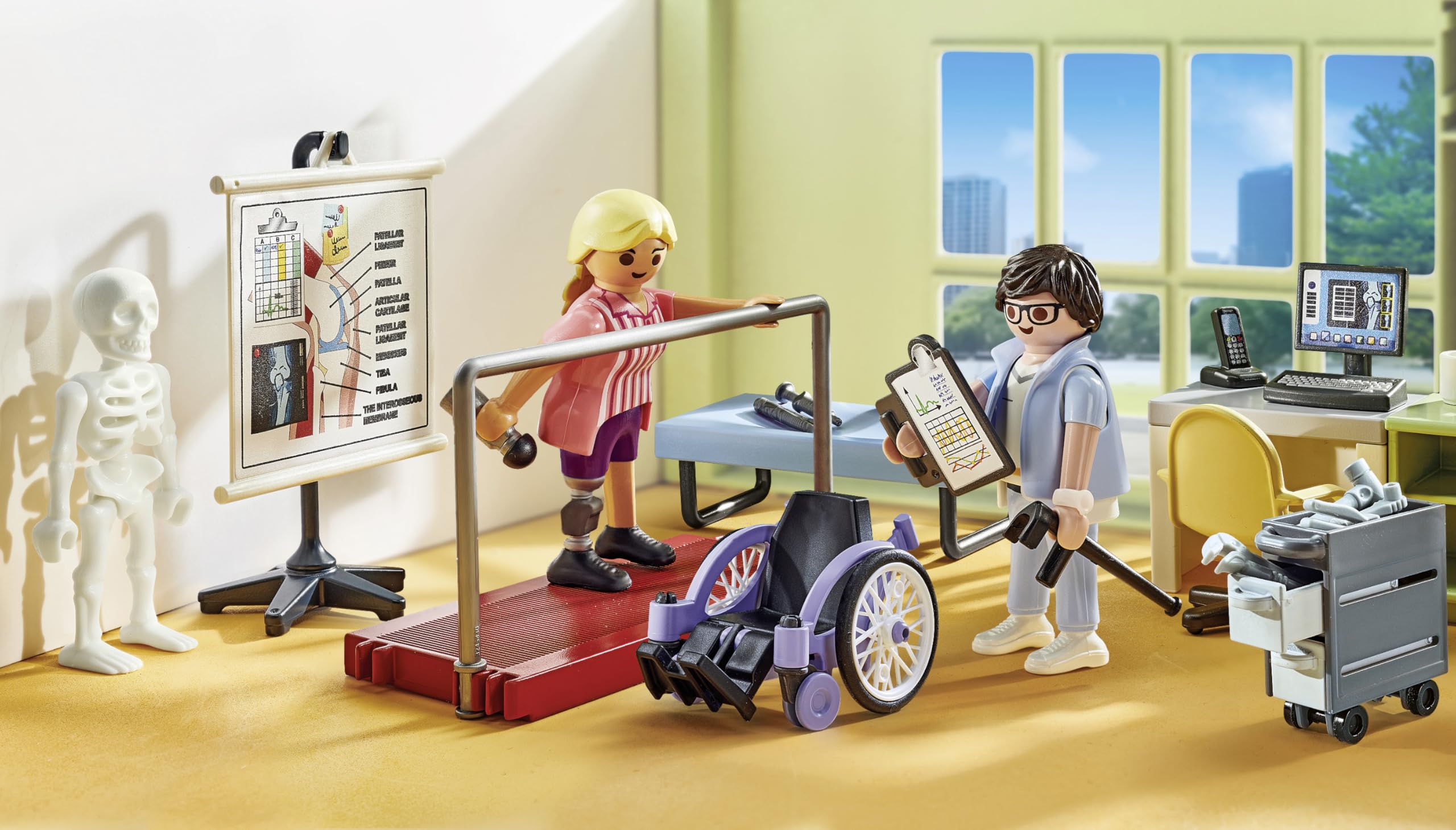 Playmobil 71617 Action Heroes Orthopedics Playset - Caring Treatment Role Play for Kids 4+ 9