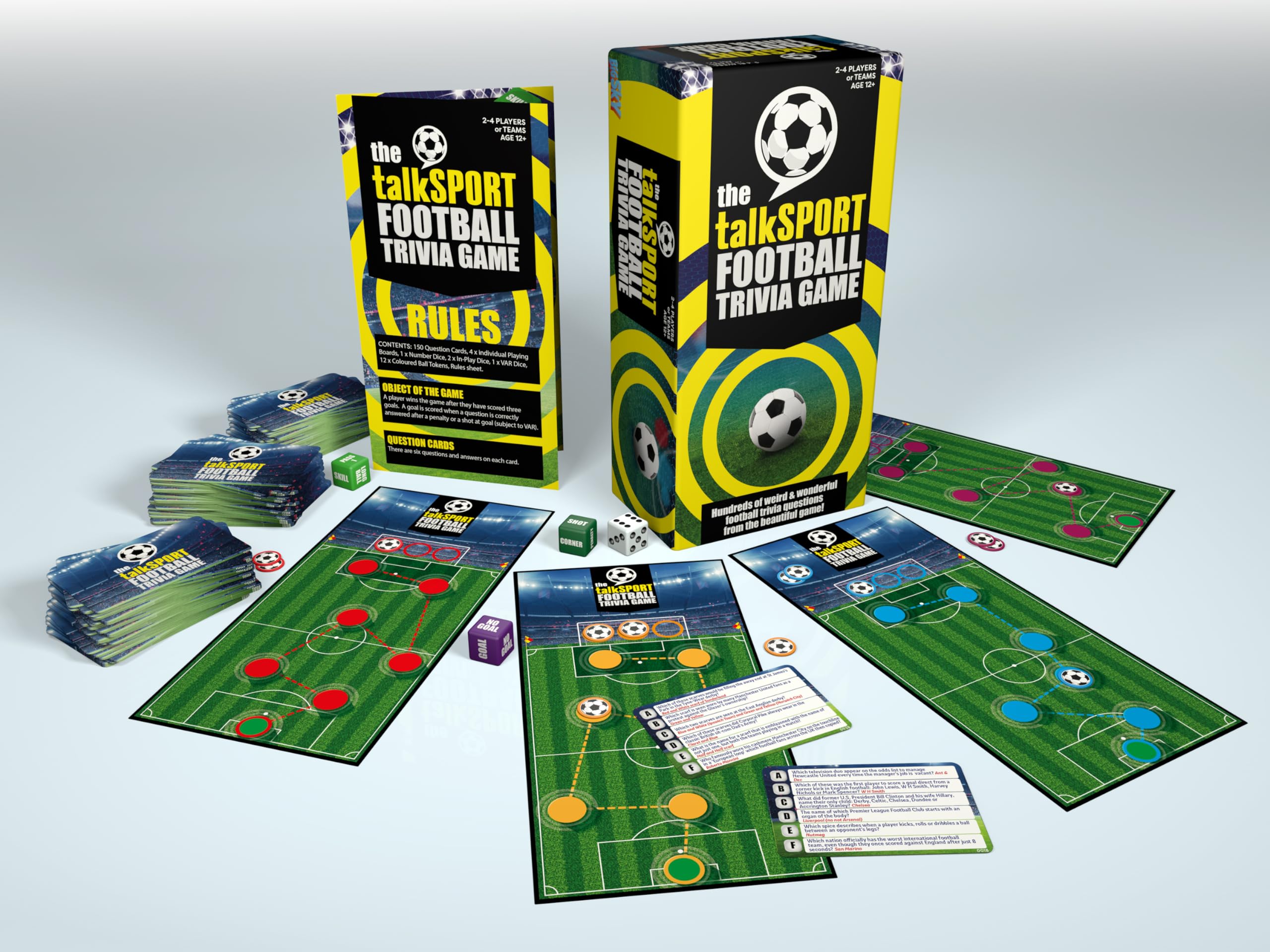 Big Sky Games The talkSport Ultimate Football Trivia Game - Party Board Game