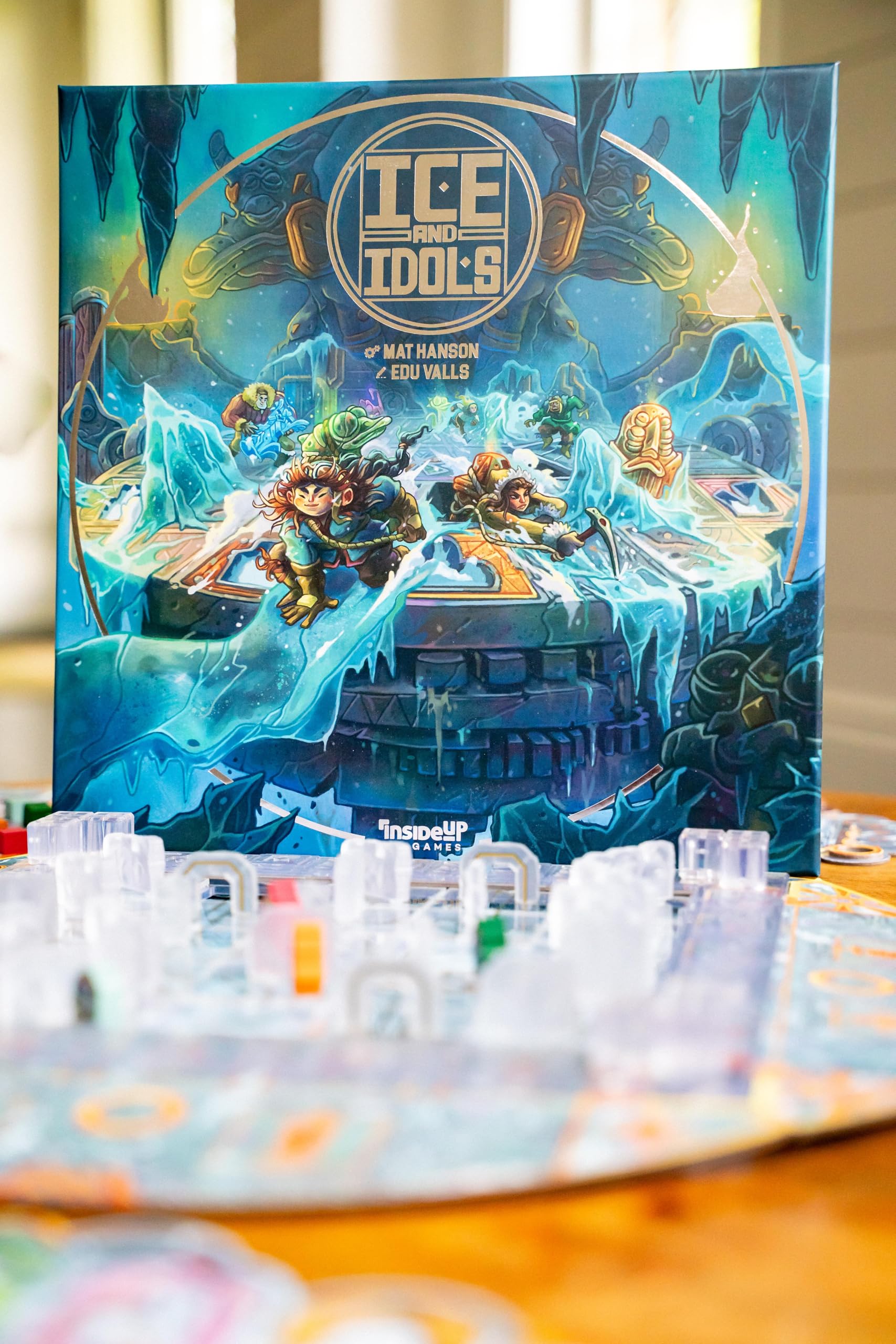 Inside Up Games Ice and Idols Board Game | Pick Up and Deliver, Strategy | 2-4 Players | 45 Min 2