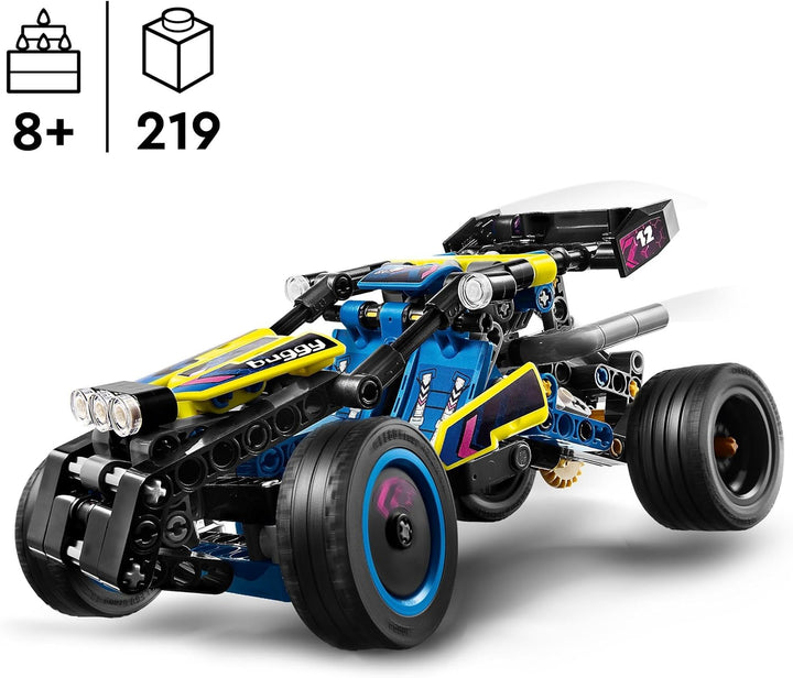 LEGO Technic Off-Road Race Buggy 42164 - 4-Cylinder Engine & Flex Steering Building Set for Kids 8+
