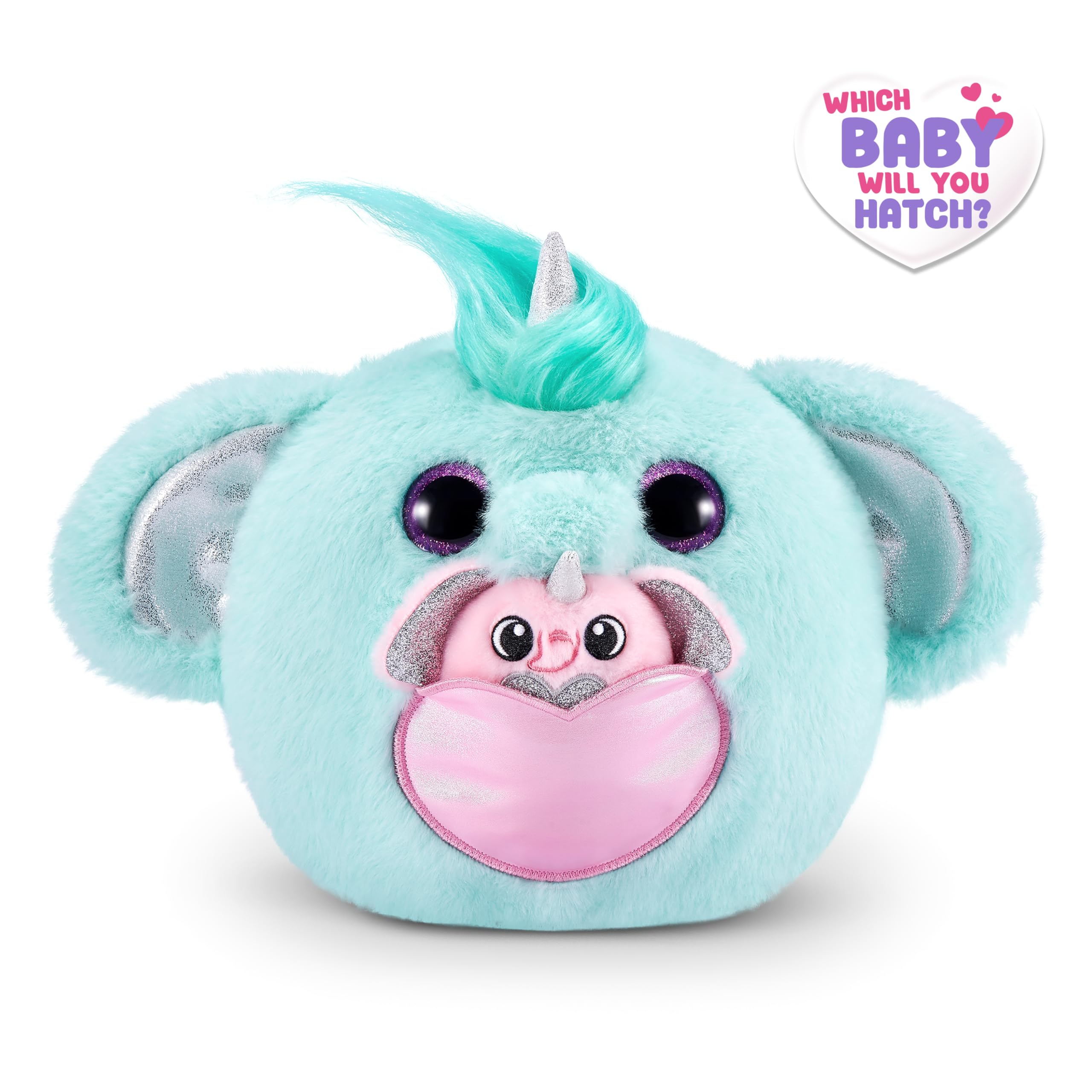 Rainbocorns Mamacorn Surprise by ZURU - Collectible Plush Toy with 30+ Surprises for Girls 3+ 2
