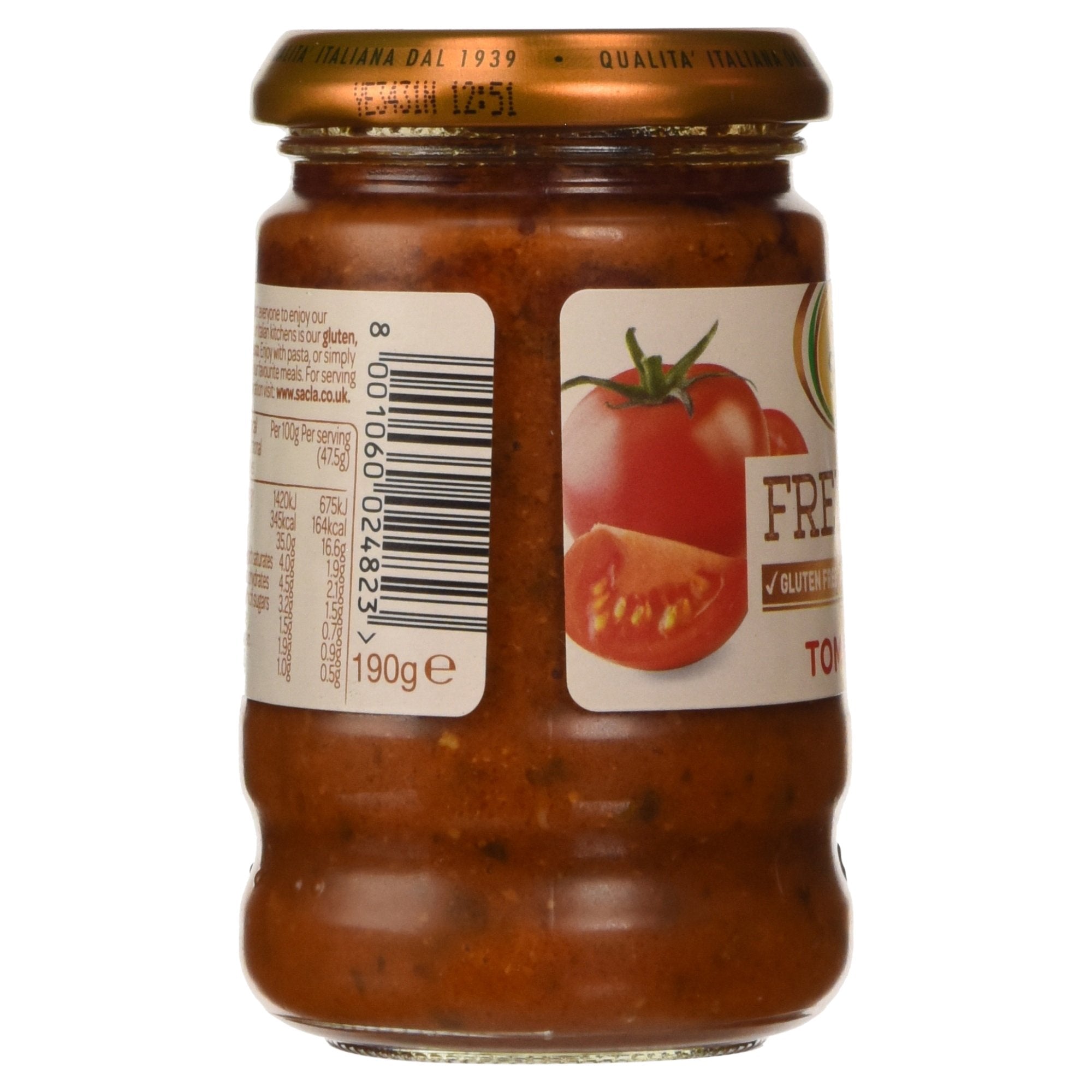 Sacla - Free From Tomato Pesto 190g 2