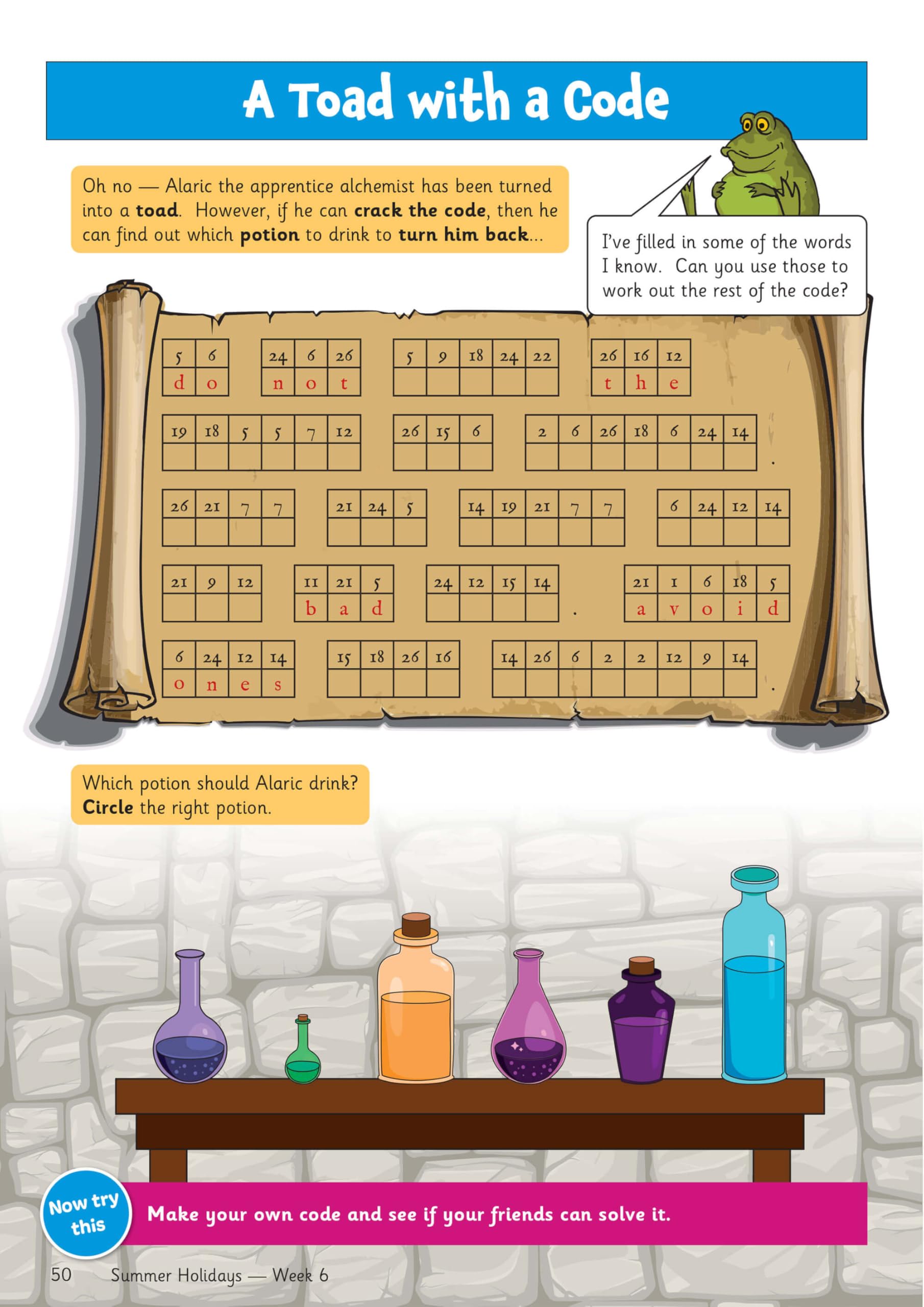 CGP Summer Holidays Activity Workbook - Year 6 to Year 7 Transition | 64 Pages | Paperback 6