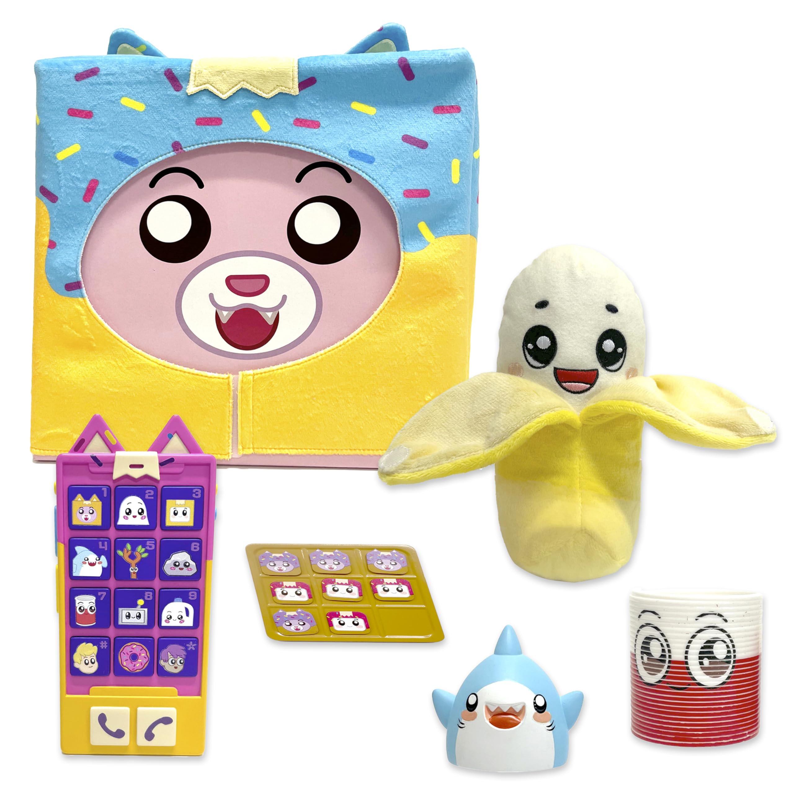 LankyBox Giant Foxy Surprise Snack Box - Mystery Blind Box with Plush, Electronic Phone & Games 8