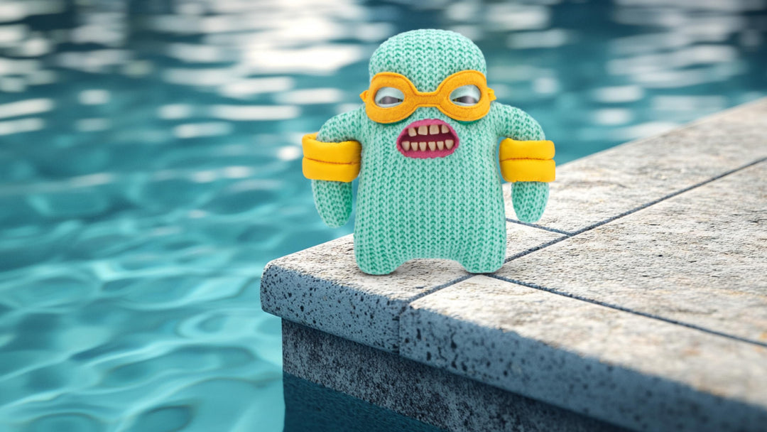 Fuggler Vacay Vibes - Mr Needles Mint Plush Collectible Toy, 9"