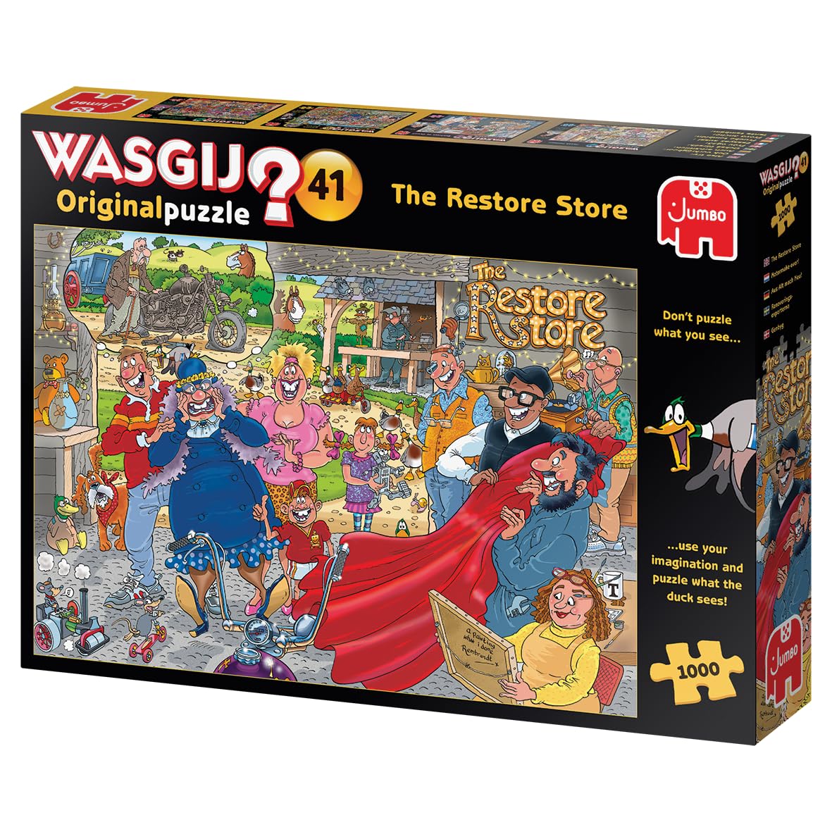 Jumbo Wasgij Original 41 - Restore Store 1000-Piece Jigsaw Puzzle 3