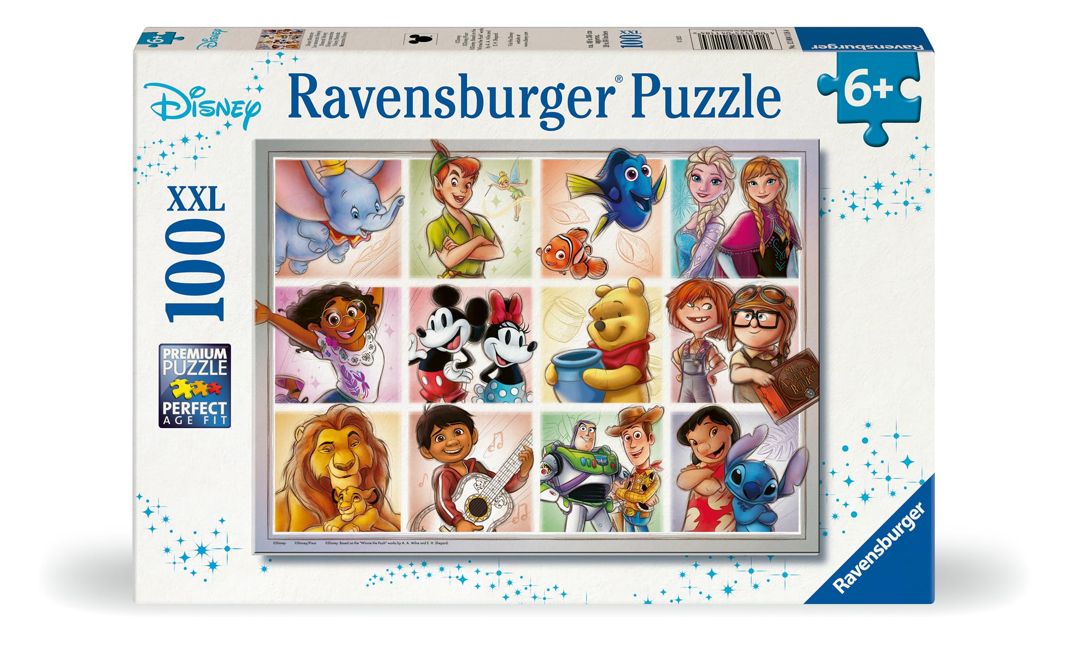 Ravensburger Disney Multicharacter 100 Piece Jigsaw Puzzle for Kids Age 6+ | XXL Pieces | 49 x 36 cm 6