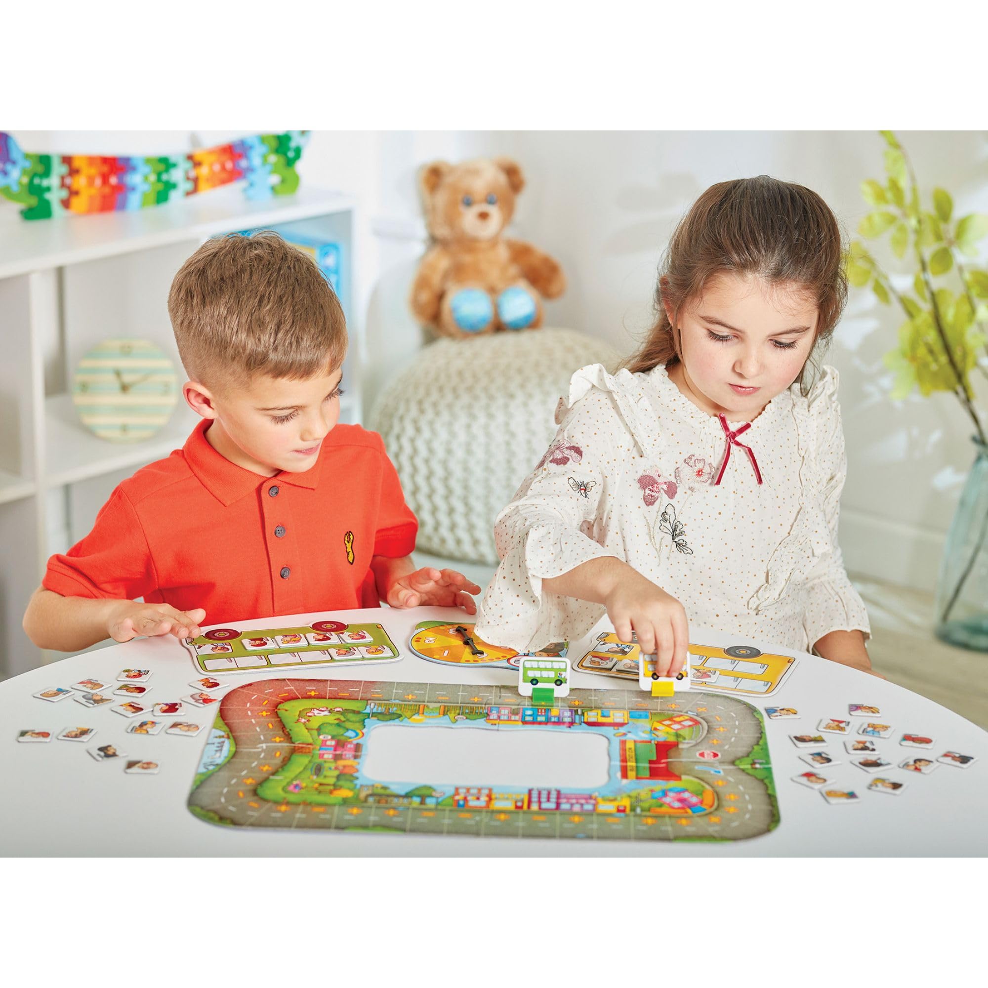 Orchard Toys Bus Stop Game - Educational Addition and Subtraction Board Game for Kids 4-8 2