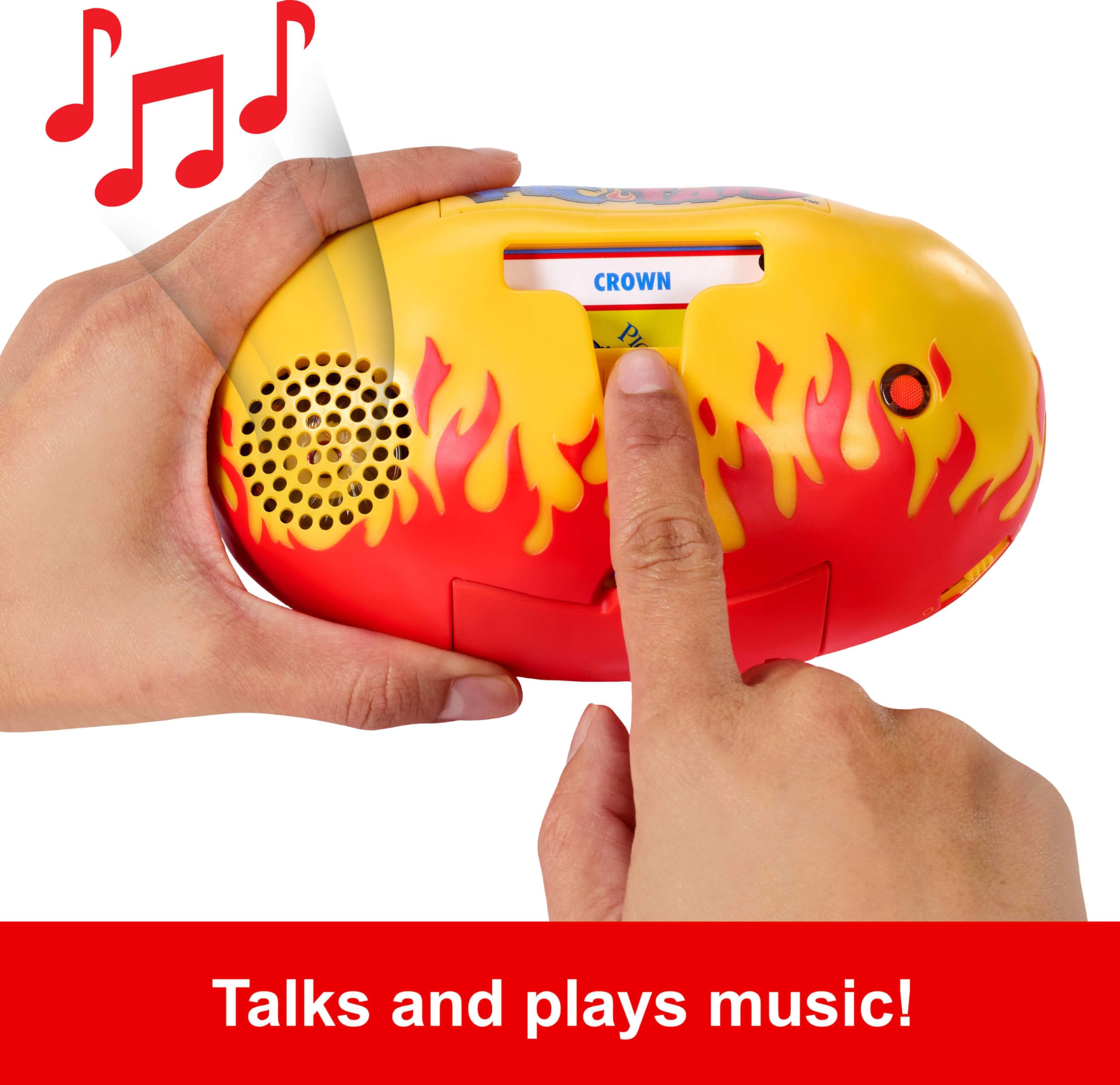 Mattel Games Pictionary Pic-Tato Hot Potato Game, Family Drawing Game with Voice & Music, Includes Erasable Markers and Boards, JDX95 3