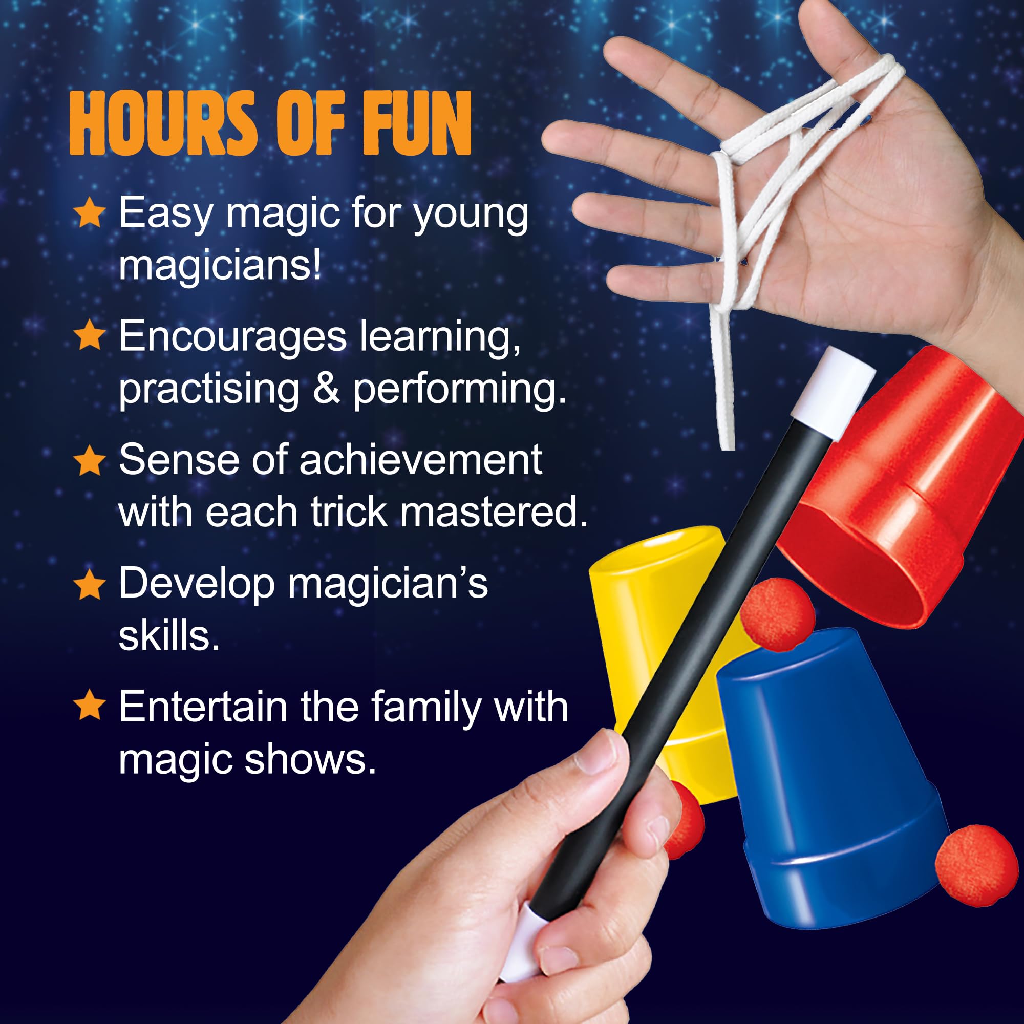 Hanky Panky That's Magic Svengali Cards - 25 Kids' Magic Tricks | Ages 6+