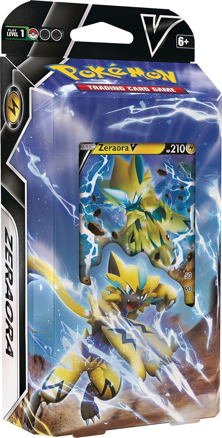 Pokémon TCG: Zeraora V Battle Deck – 60-Card Ready-to-Play Deck with Playmat & Code for Pokémon TCG Live 1