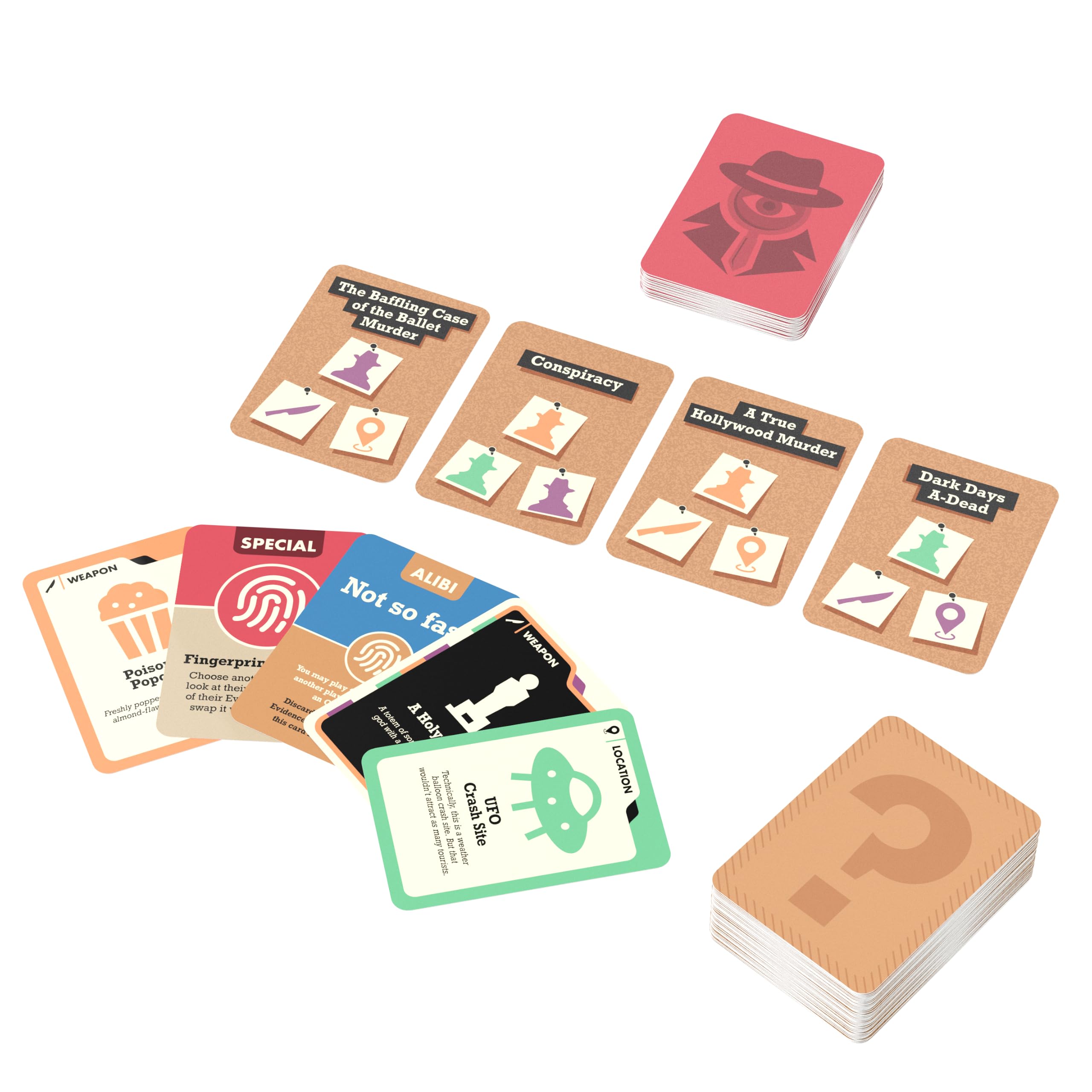 Goliath Murdle - Alibi Card Game | Solve 3 Cases | Ages 12+
