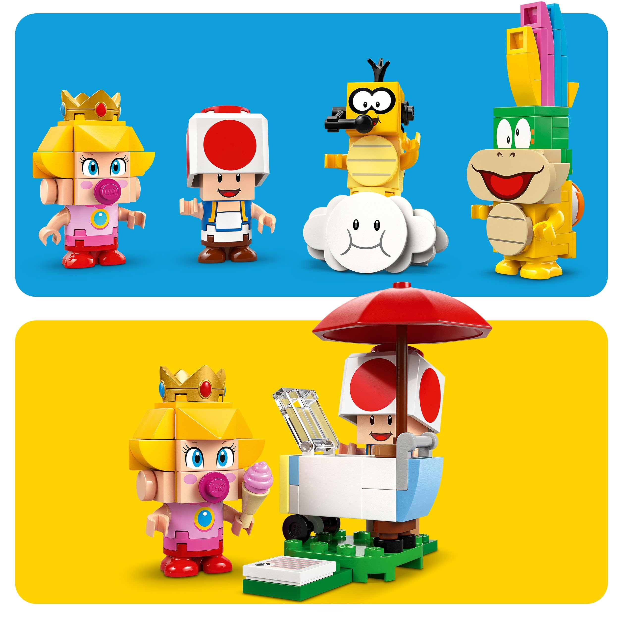 LEGO Super Mario: Mario Kart – Baby Peach & Grand Prix Building Toy Set - 823 Pieces 2