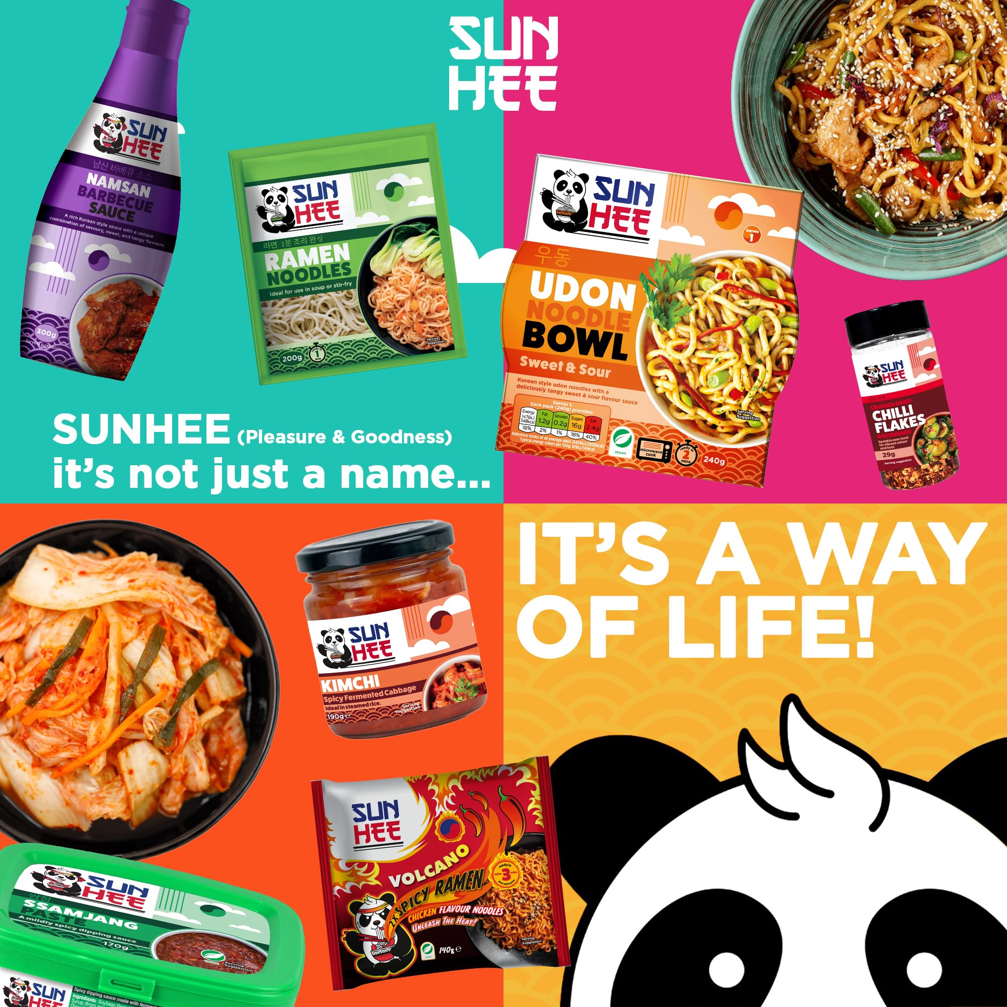 Sun Hee Udon Noodles 200g 5