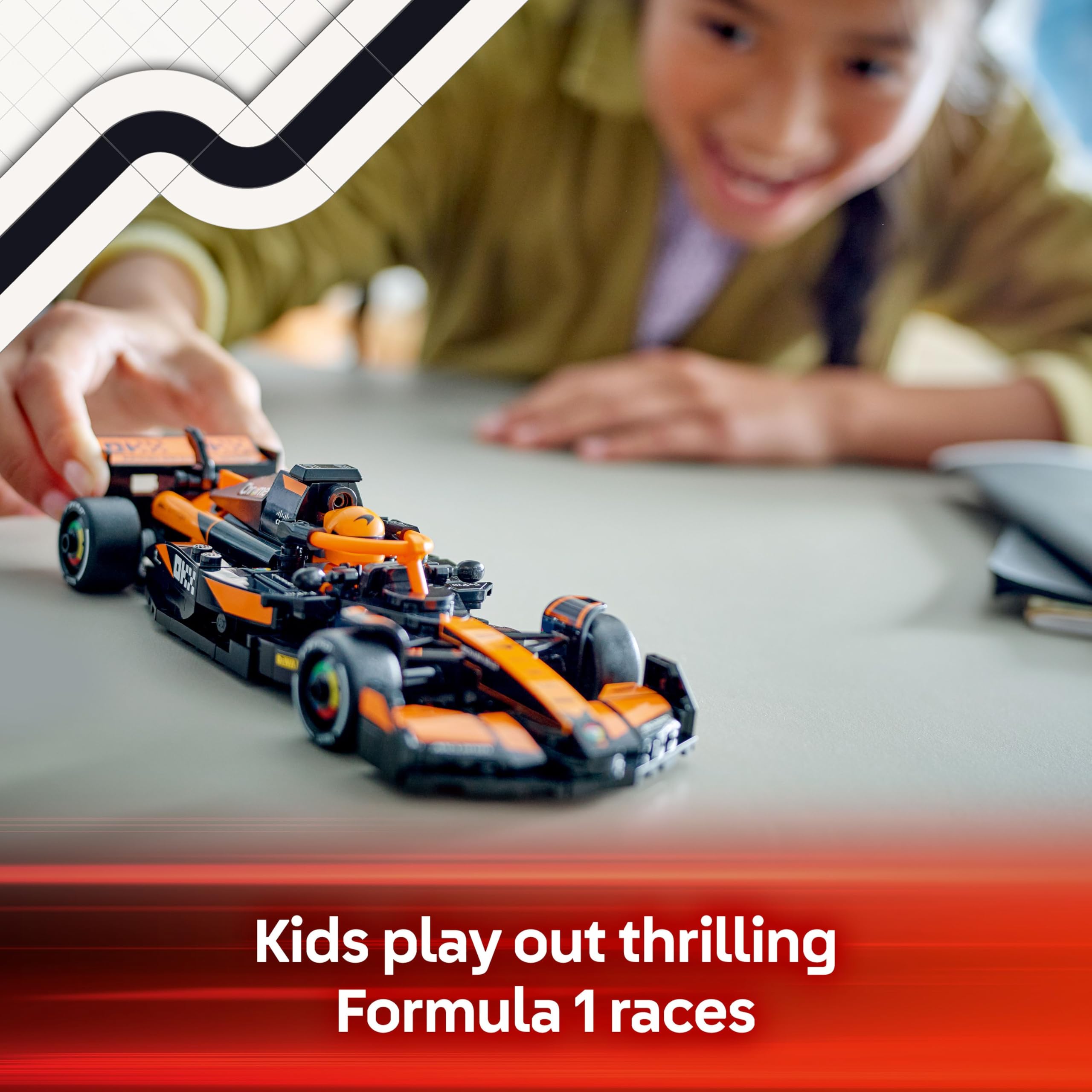 LEGO Speed Champions McLaren F1 Team MCL38 Race Car Toy with Collectible Driver Minifigure - Building Set for 10+ 5