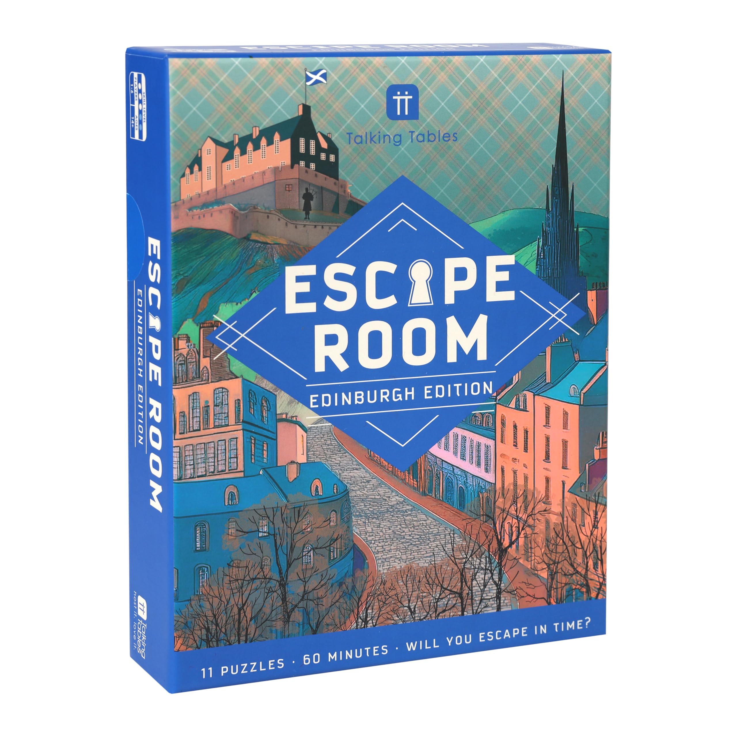 Talking Tables Escape Room Game Night - Edinburgh Edition, Crack the Case Puzzle for Ages 14+