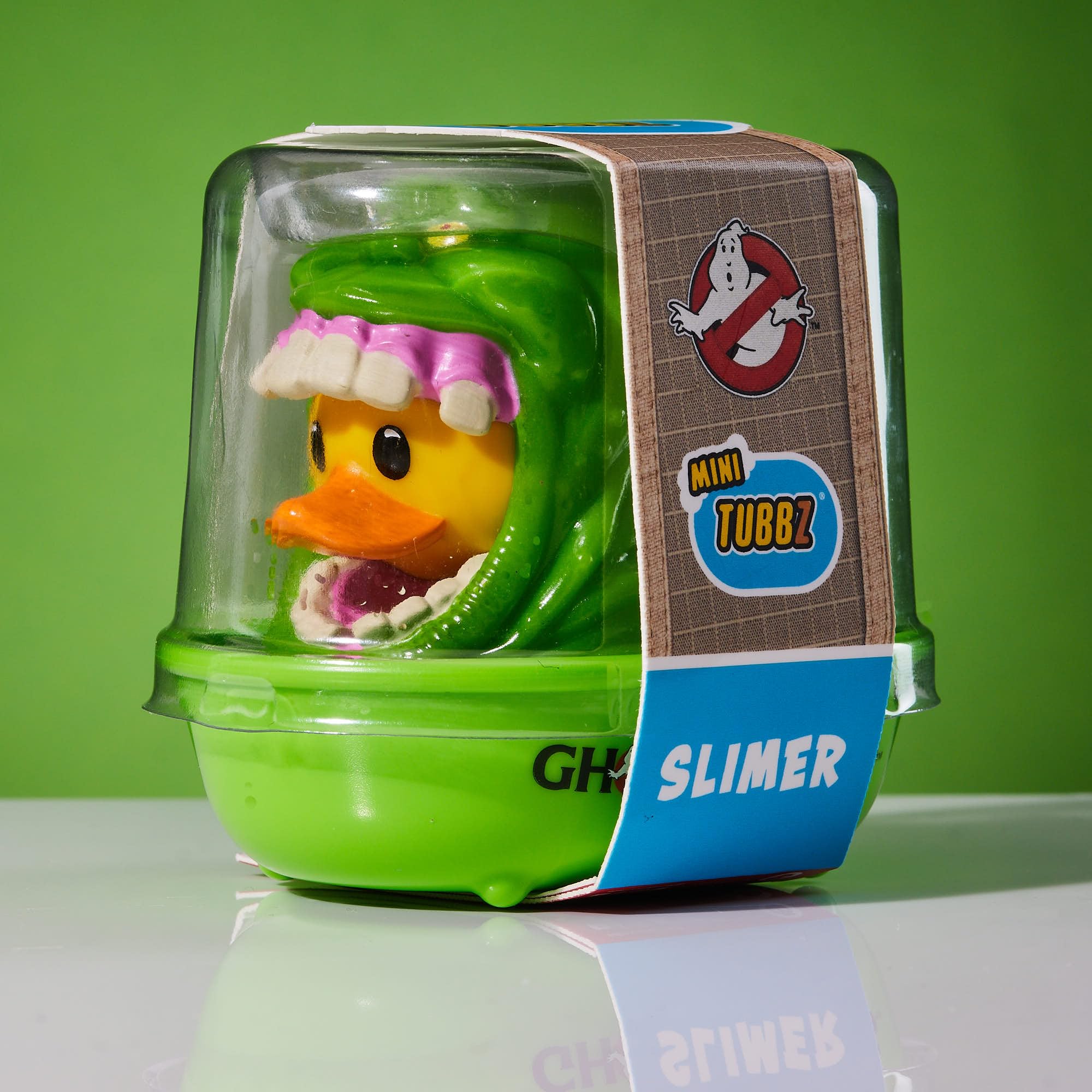 TUBBZ Ghostbusters Ray Stantz Cosplaying Duck Figure - Mini Slimer Edition | Vinyl