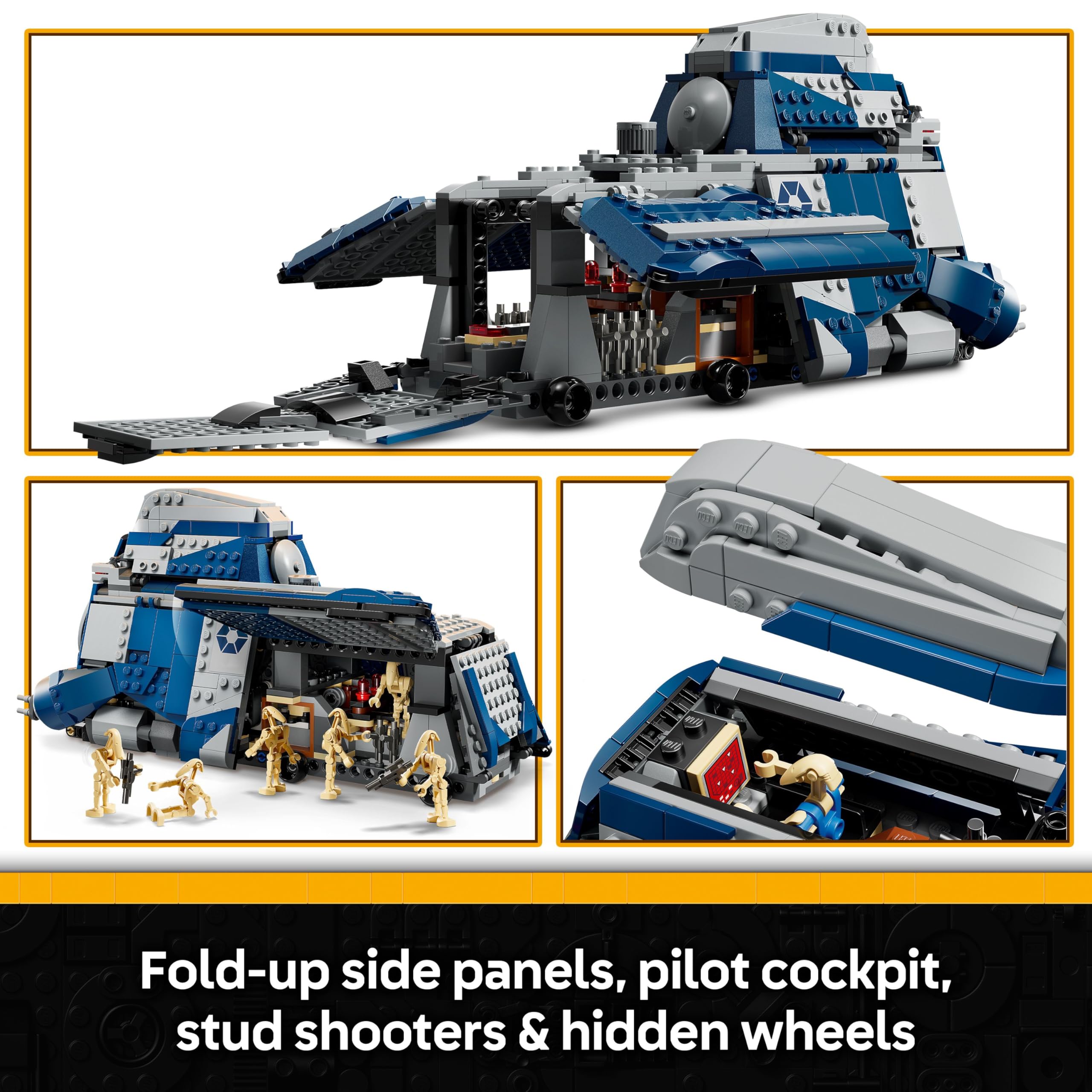 LEGO Star Wars 75435 Battle of Felucia Separatist MTT Building Set for Ages 9+ 4